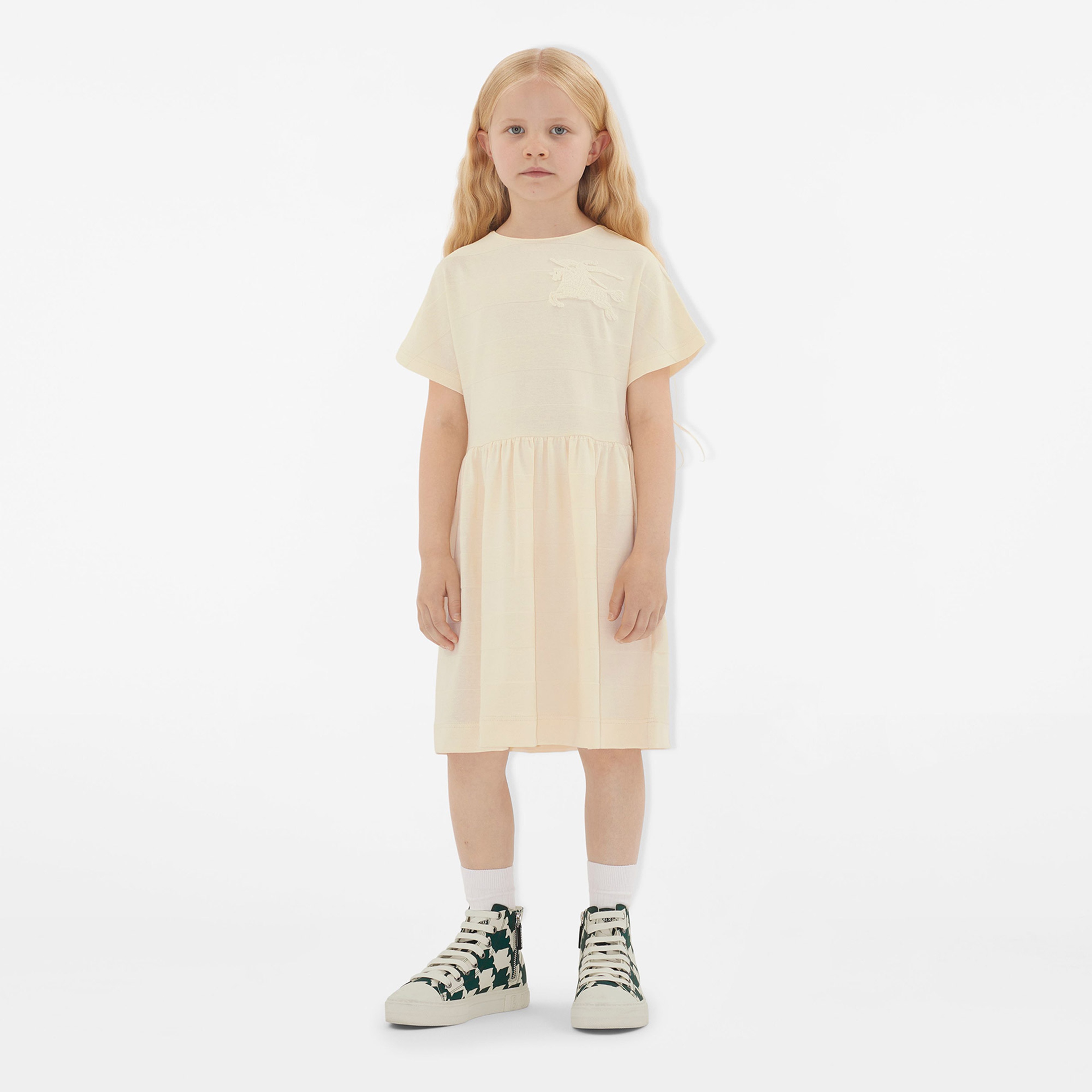 Burberry Çocuk Beyaz Elbise