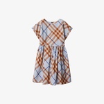 Burberry Çocuk Mavi Elbise