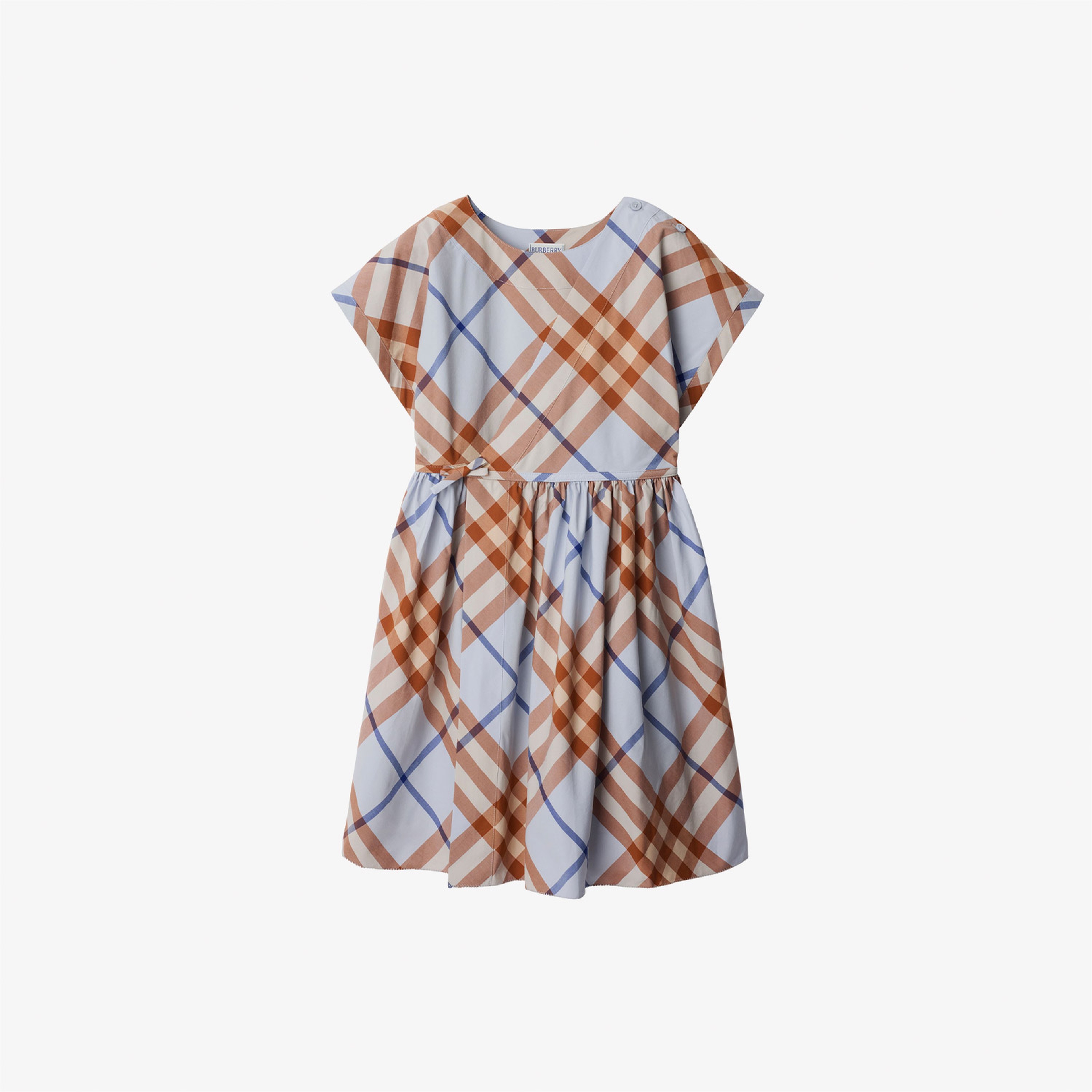 Burberry Çocuk Mavi Elbise