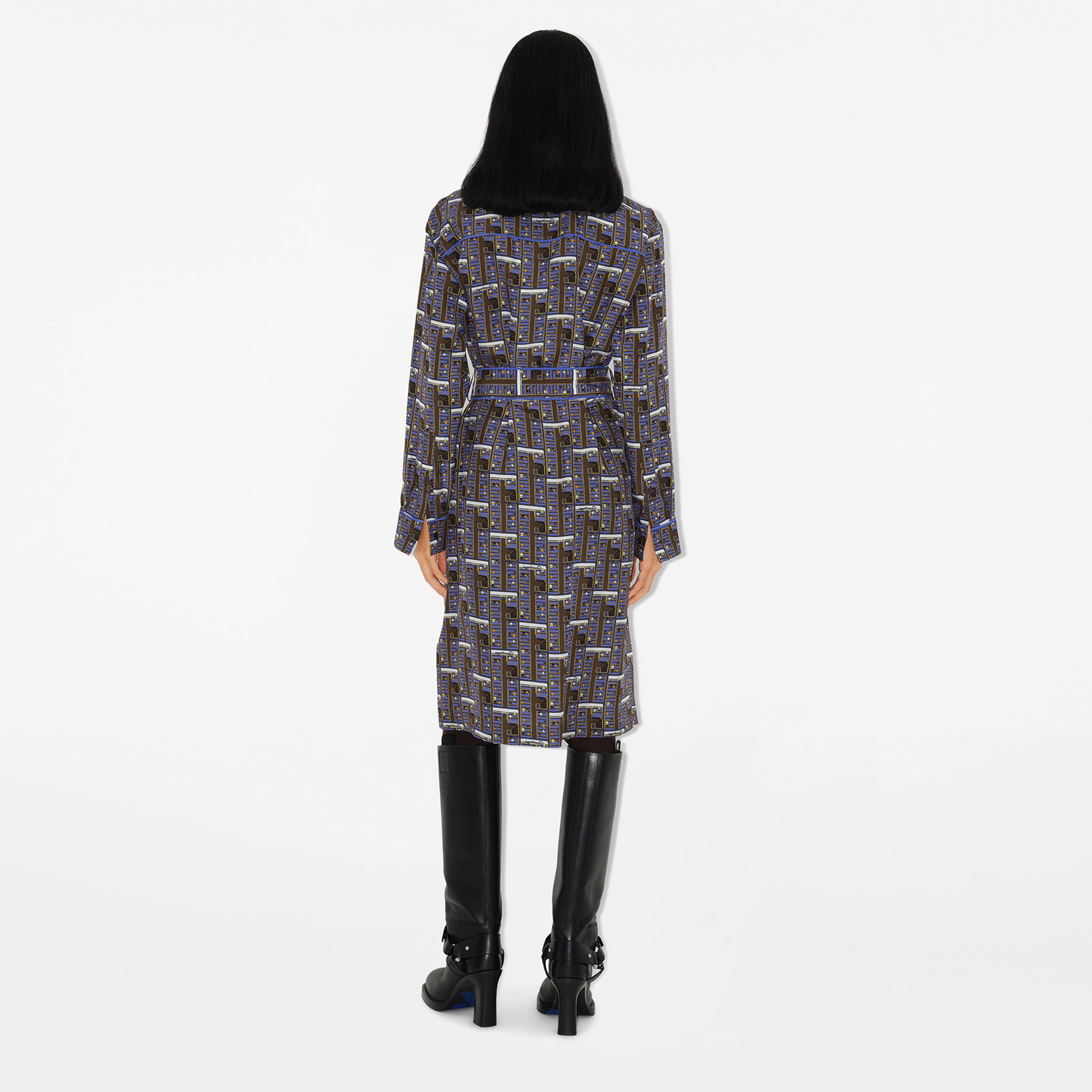 Burberry Kadın Mavi Elbise