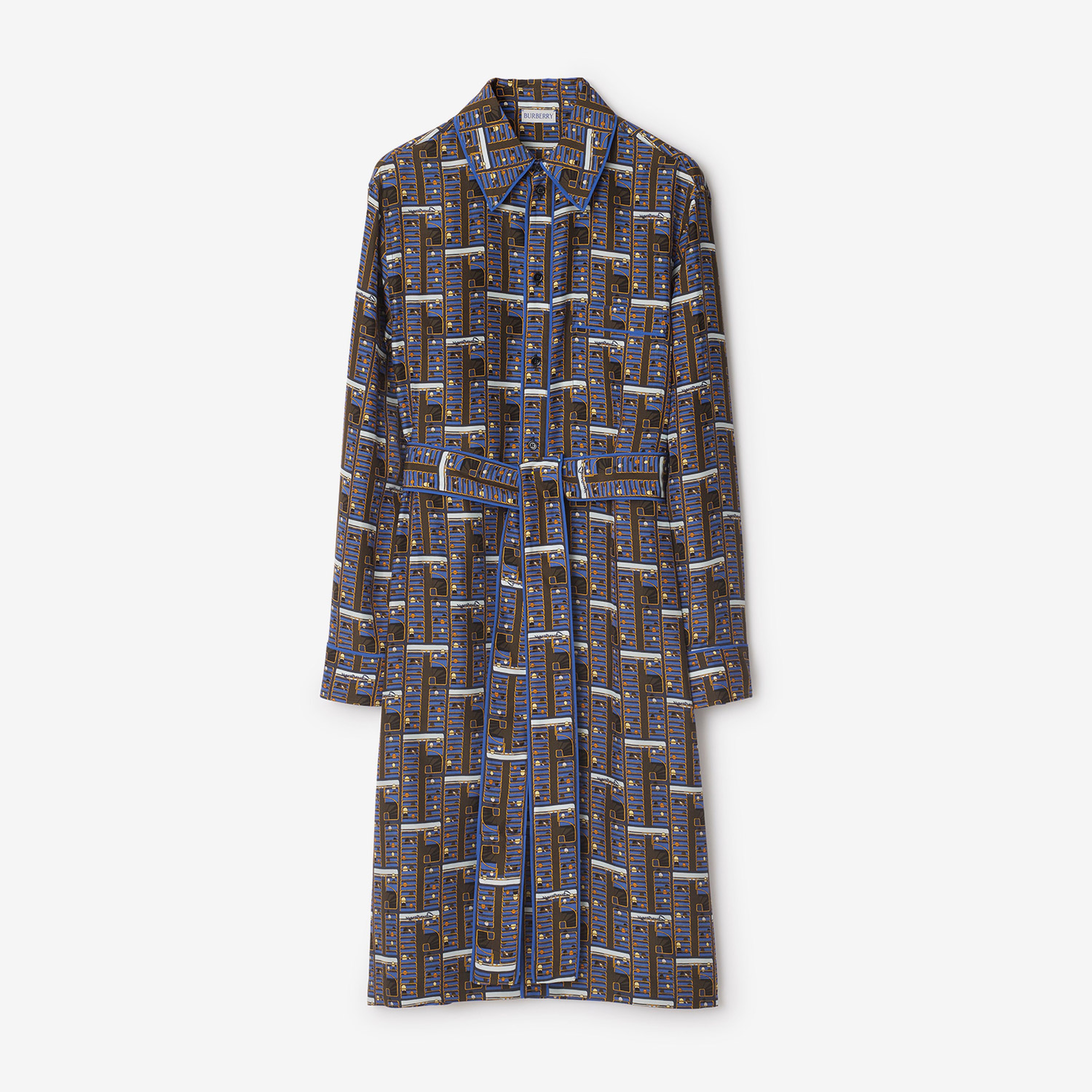 Burberry Kadın Mavi Elbise