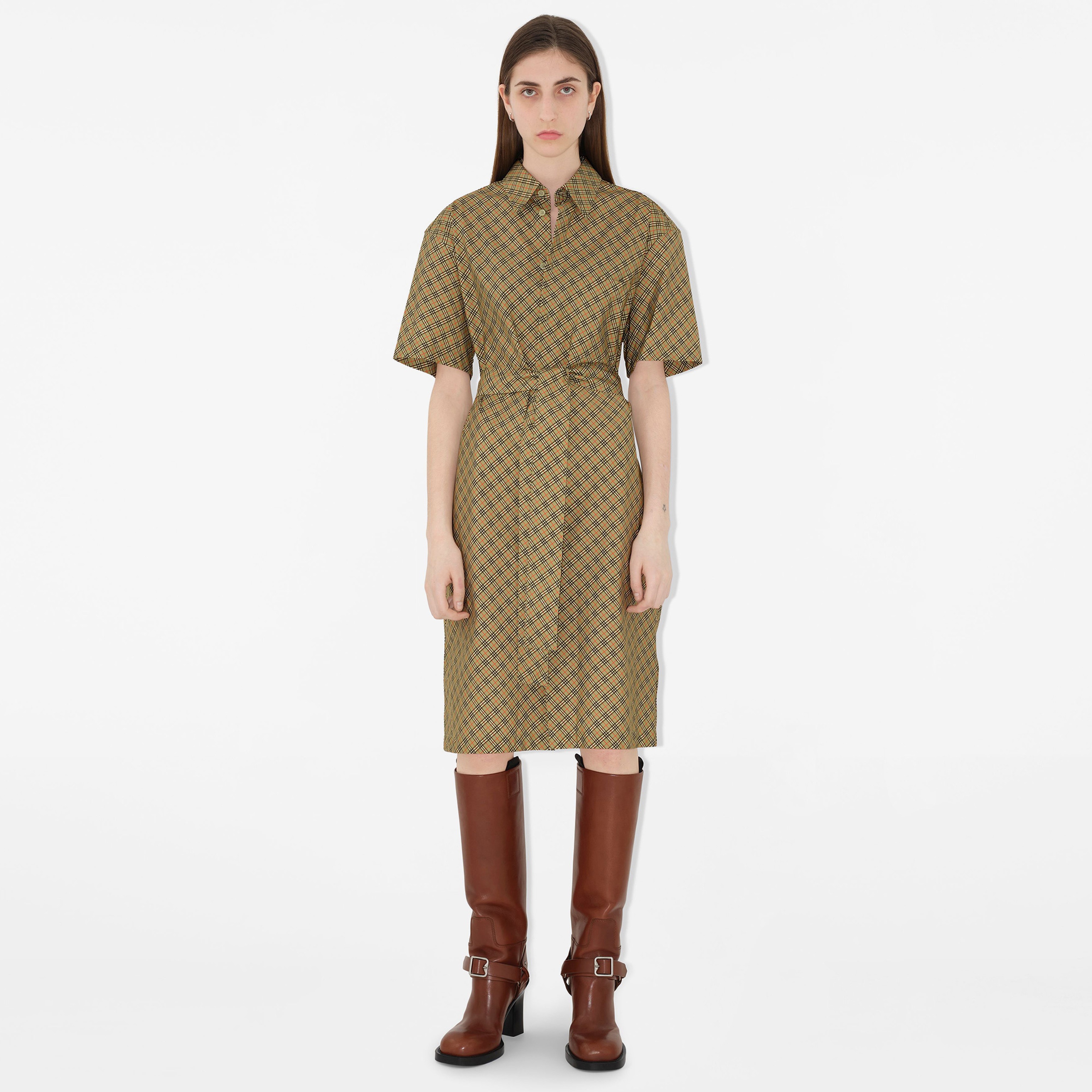 Burberry Kadın Yeşil Elbise