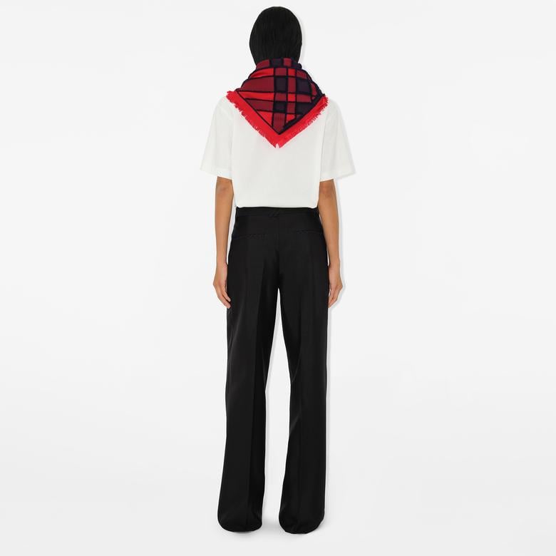 Unisex Kırmızı Eşarp