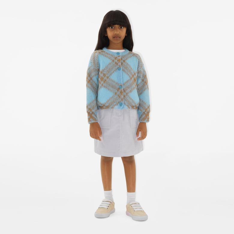 Burberry Çocuk Mavi Etek