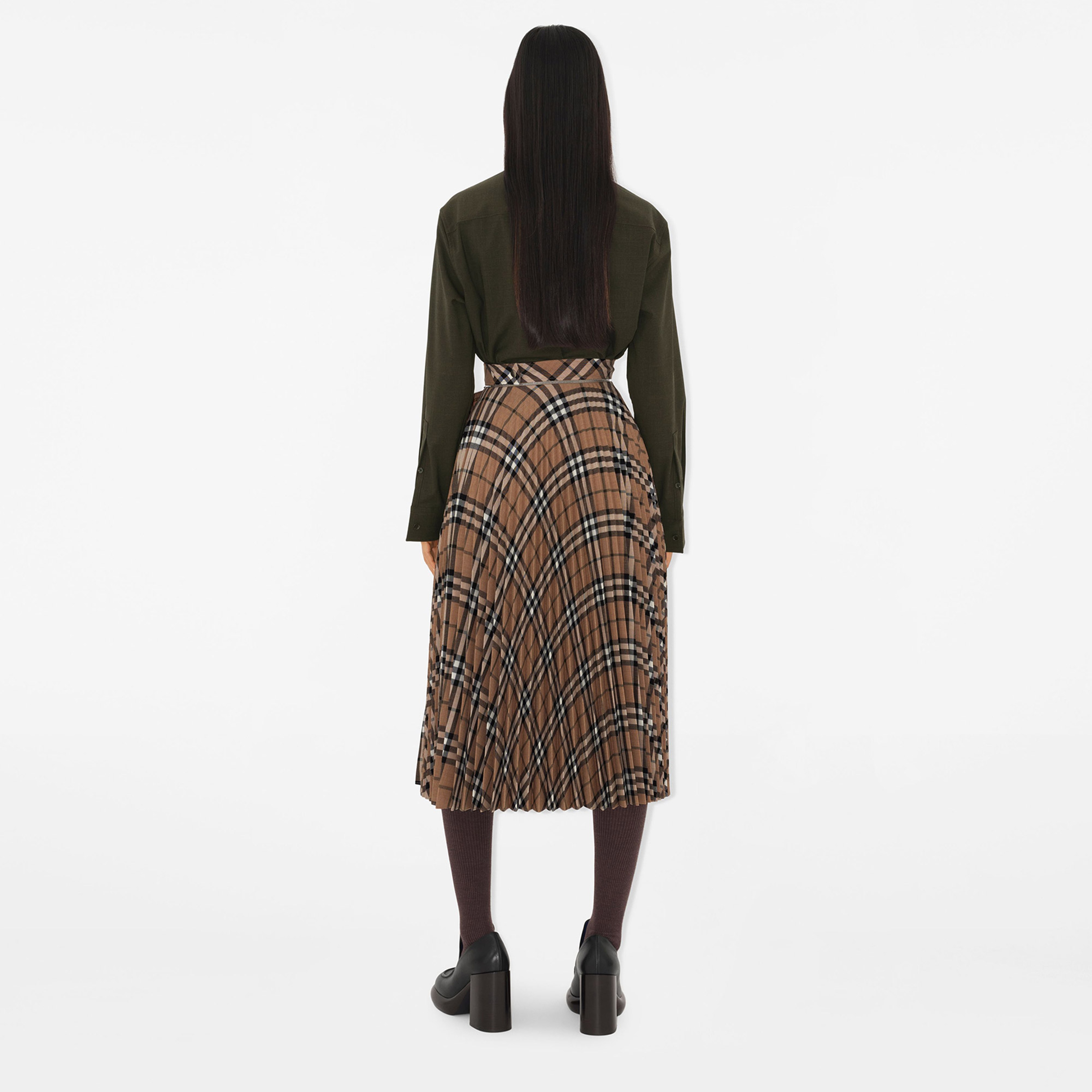 Burberry Kadın Bej Etek