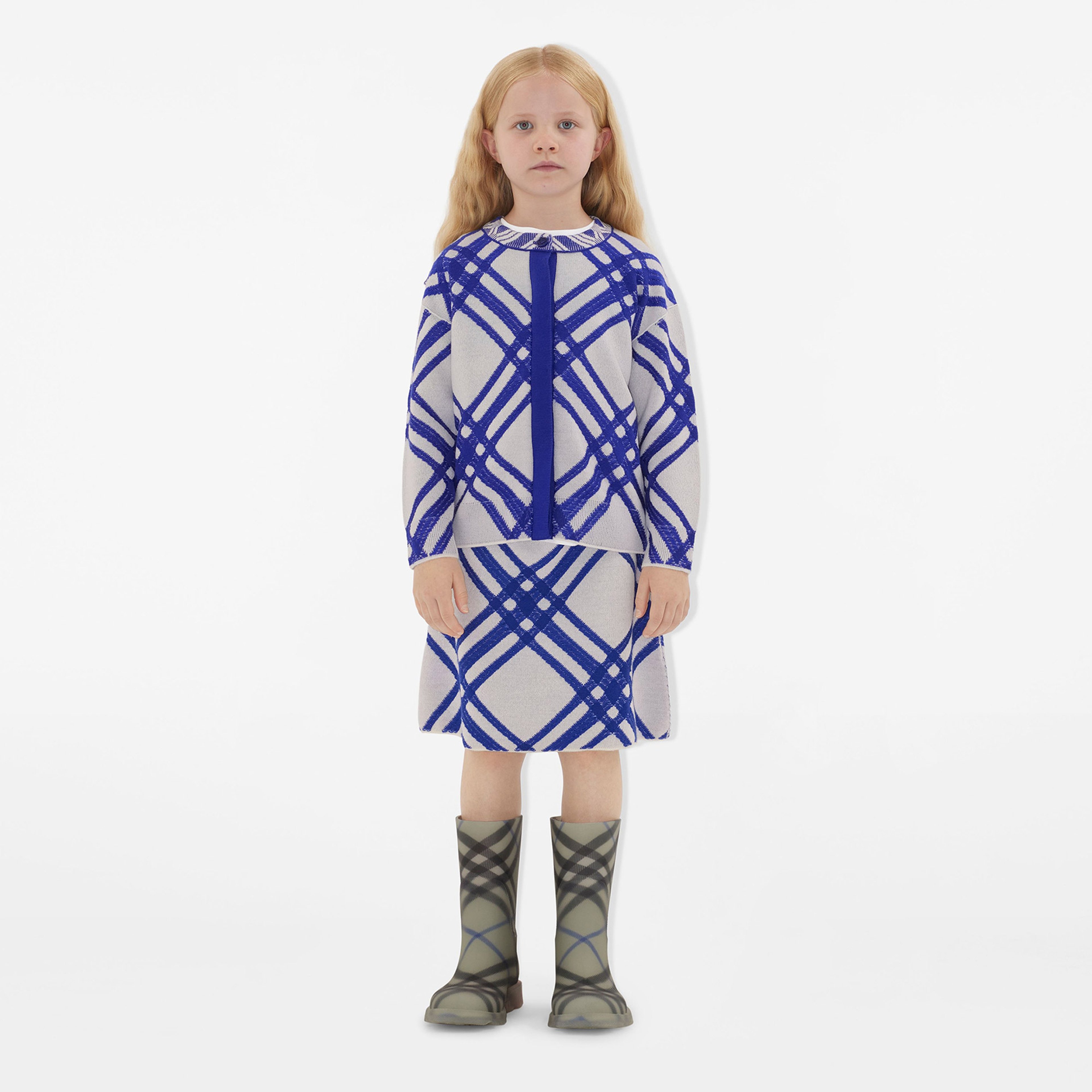 Burberry Çocuk Beyaz Etek