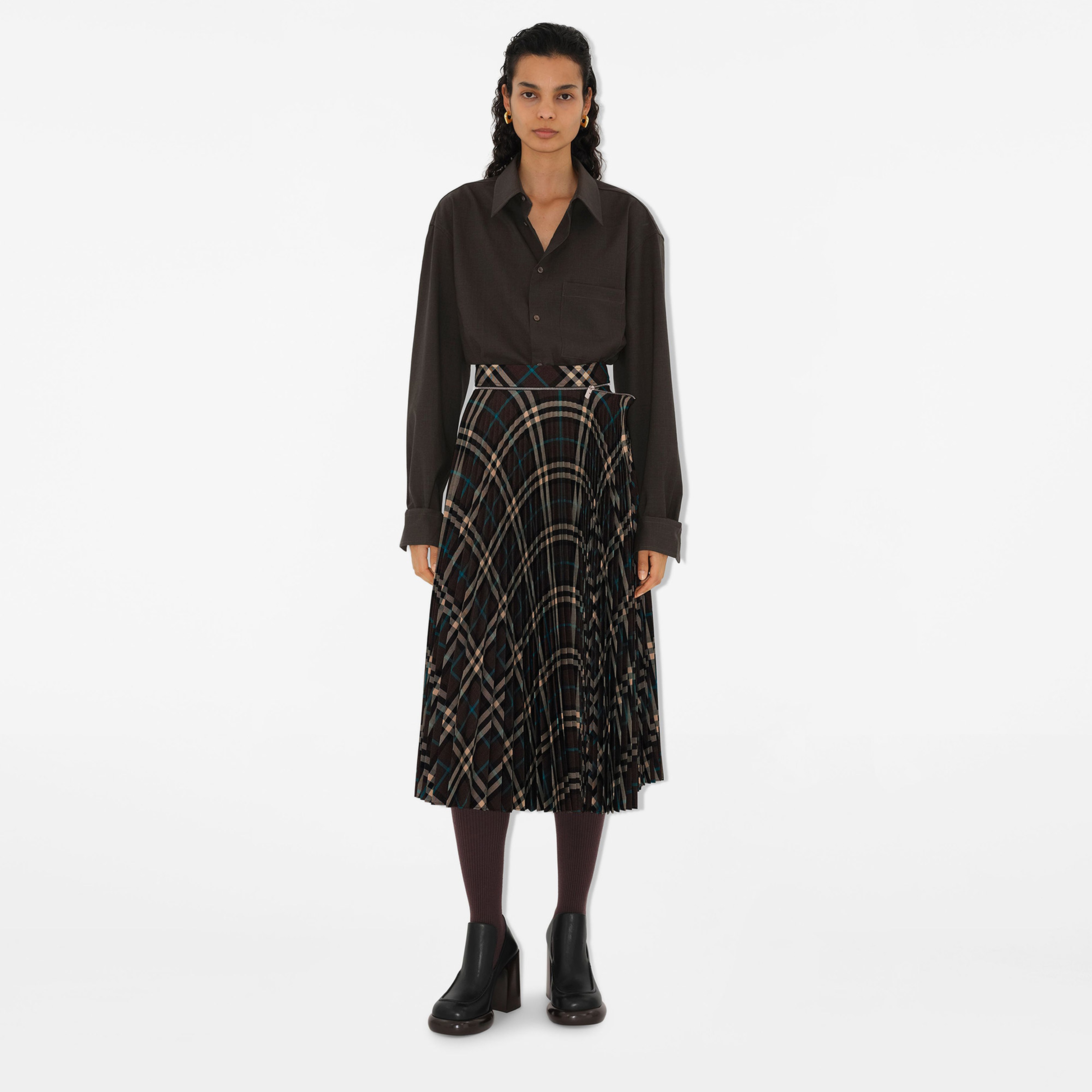 Burberry Kadın Bej Etek