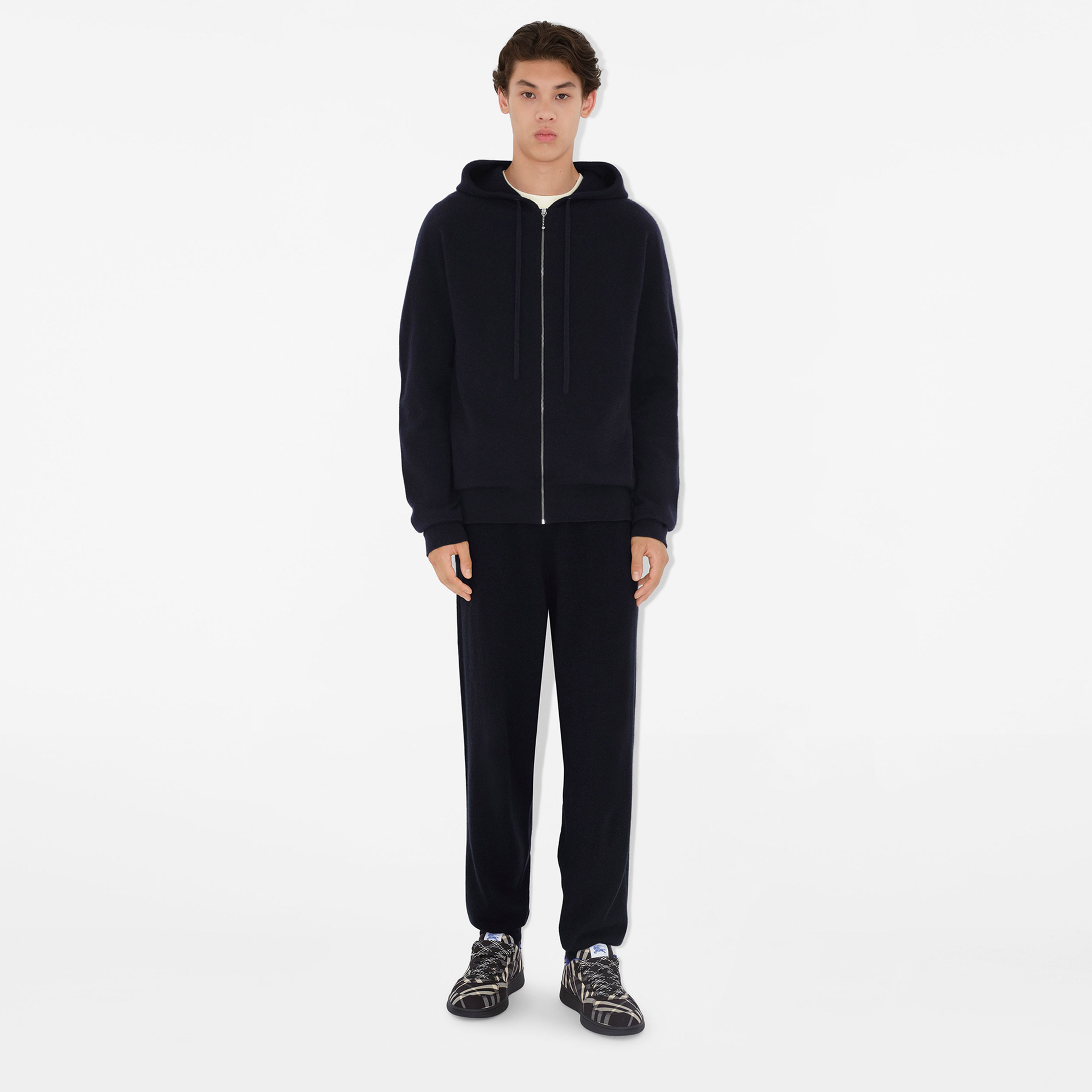 Burberry Kaşmir Erkek Lacivert Pantolon