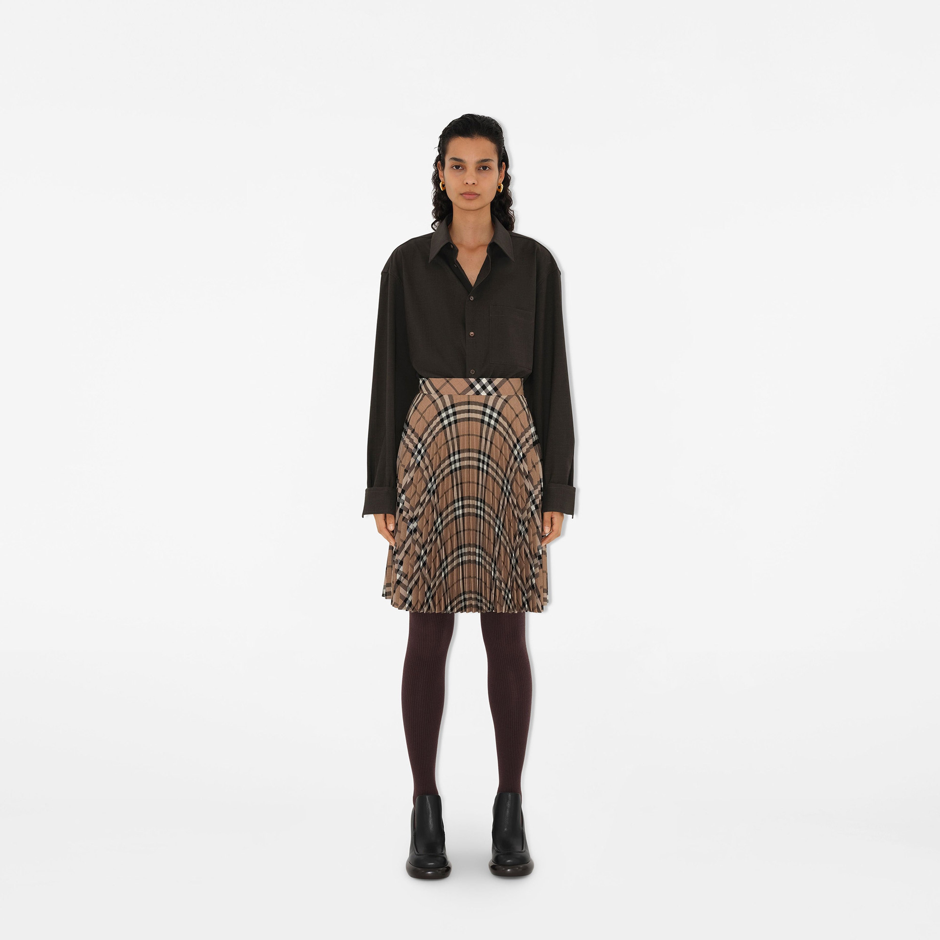 Burberry Kadın Bej Etek