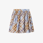 Burberry Çocuk Mavi Etek