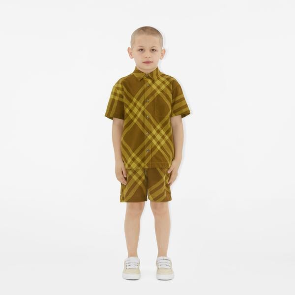 Burberry Çocuk Altın Gömlek