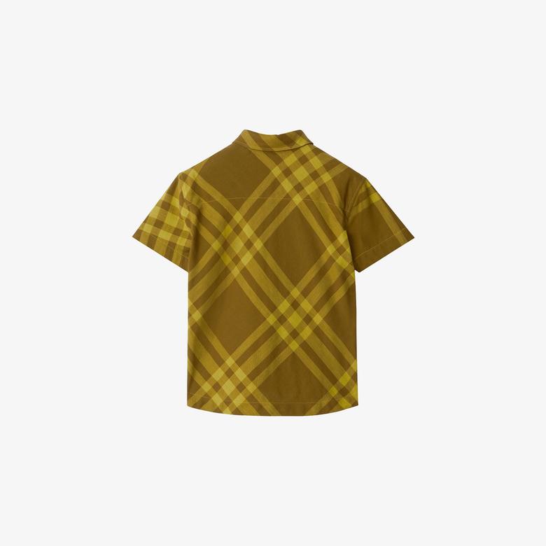 Burberry Çocuk Altın Gömlek