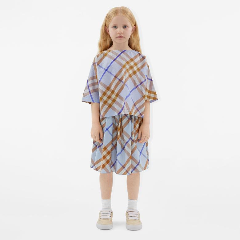 Burberry Çocuk Mavi Gömlek