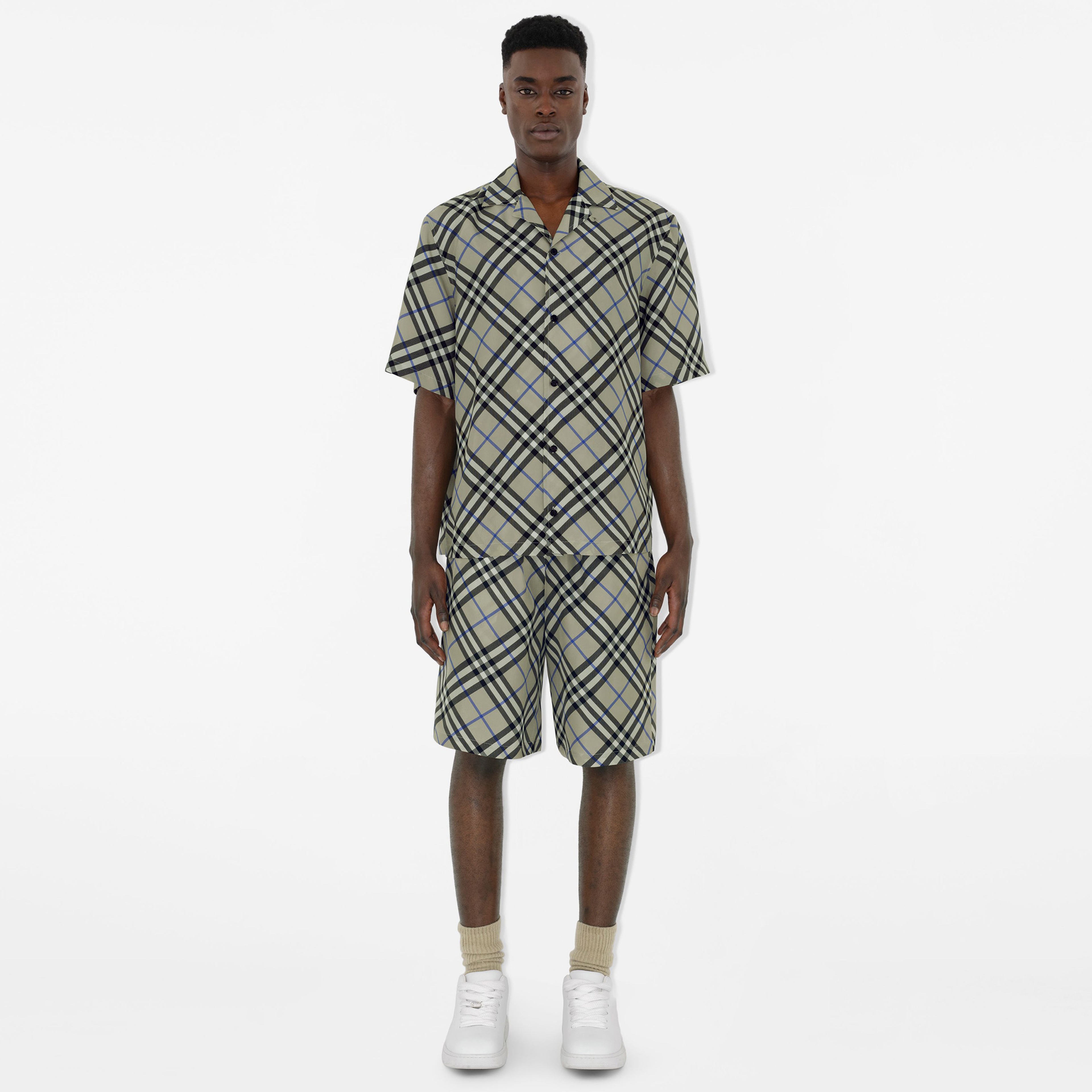 Burberry Erkek Yeşil Gömlek