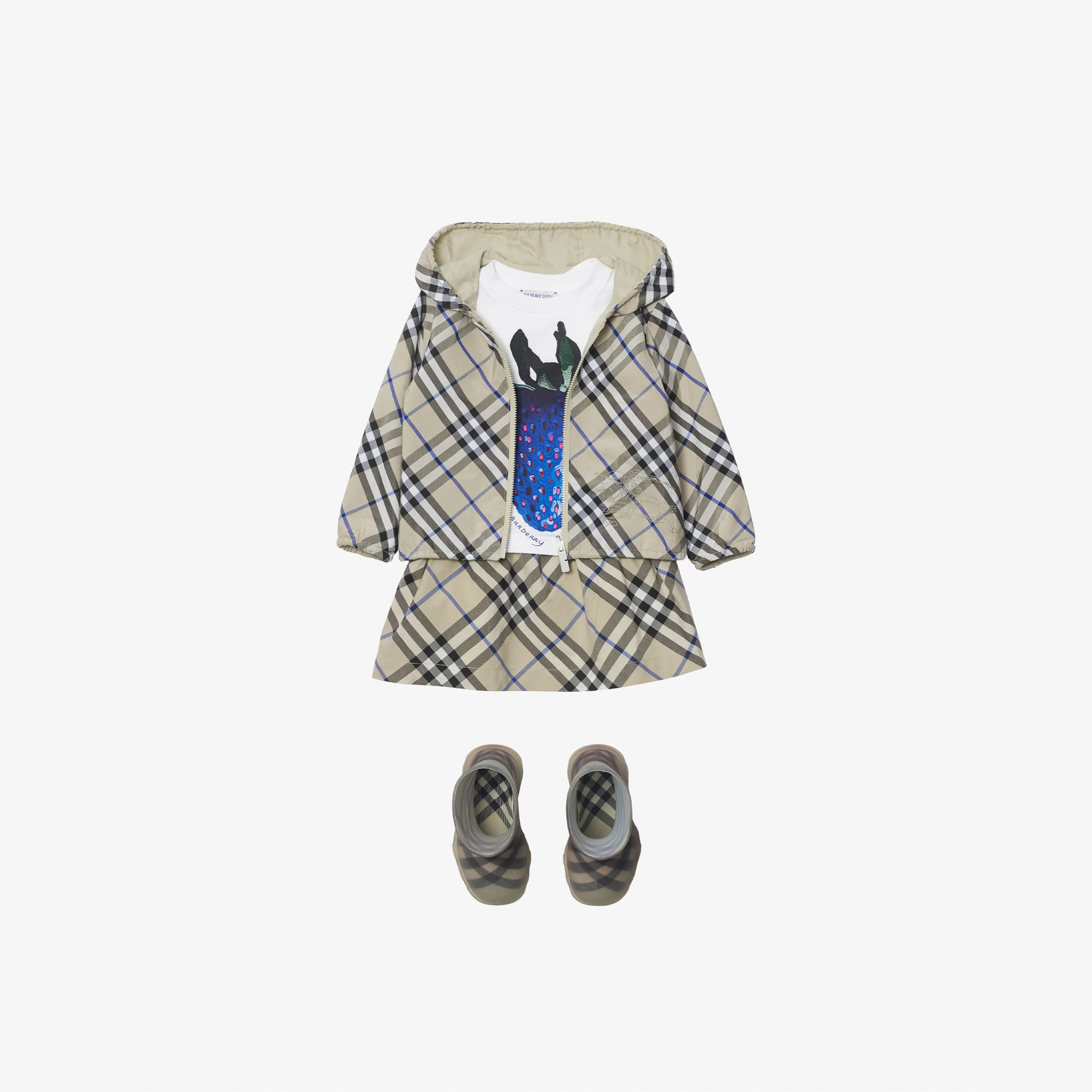 Burberry Çocuk Yeşil Etek