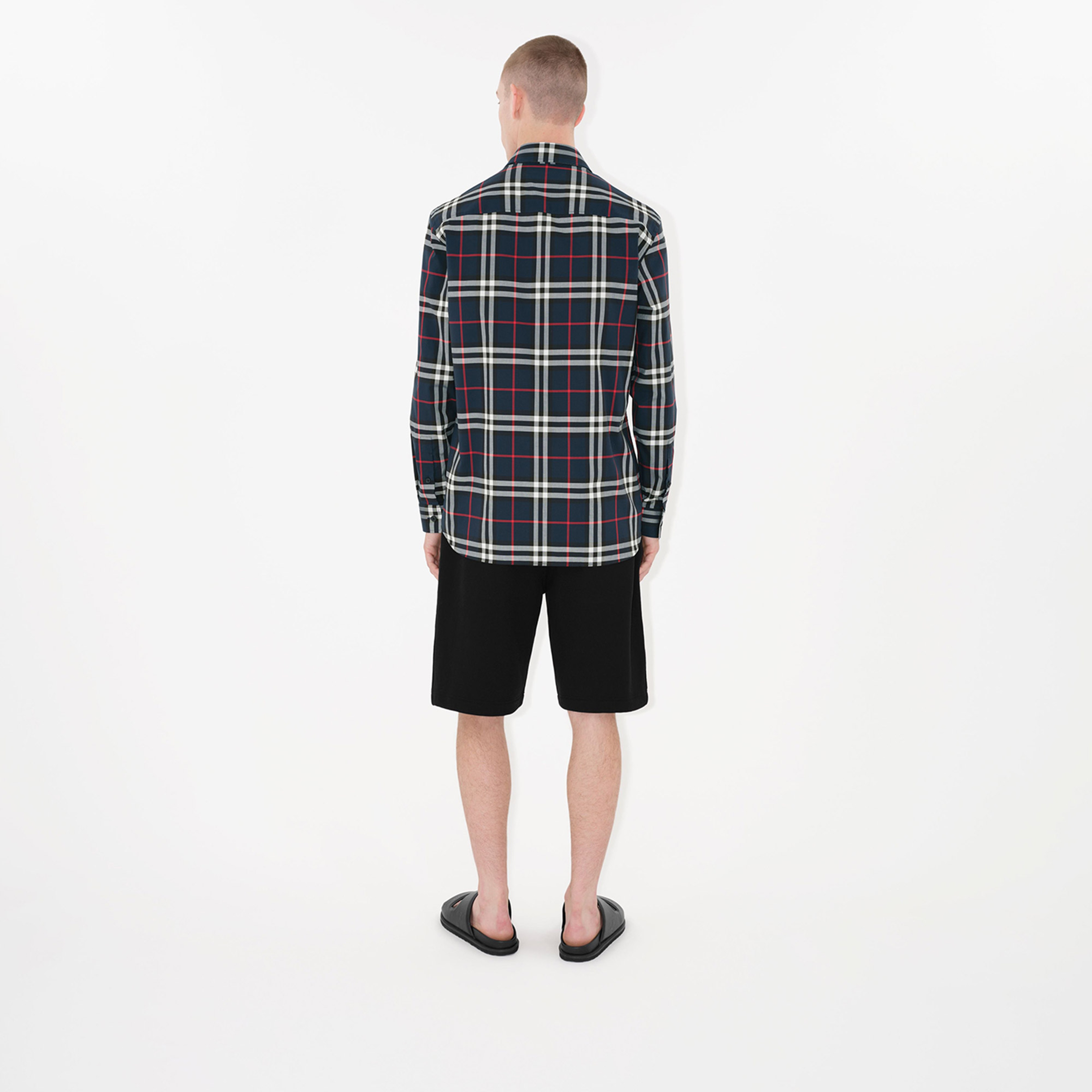 Burberry Erkek Lacivert Gömlek