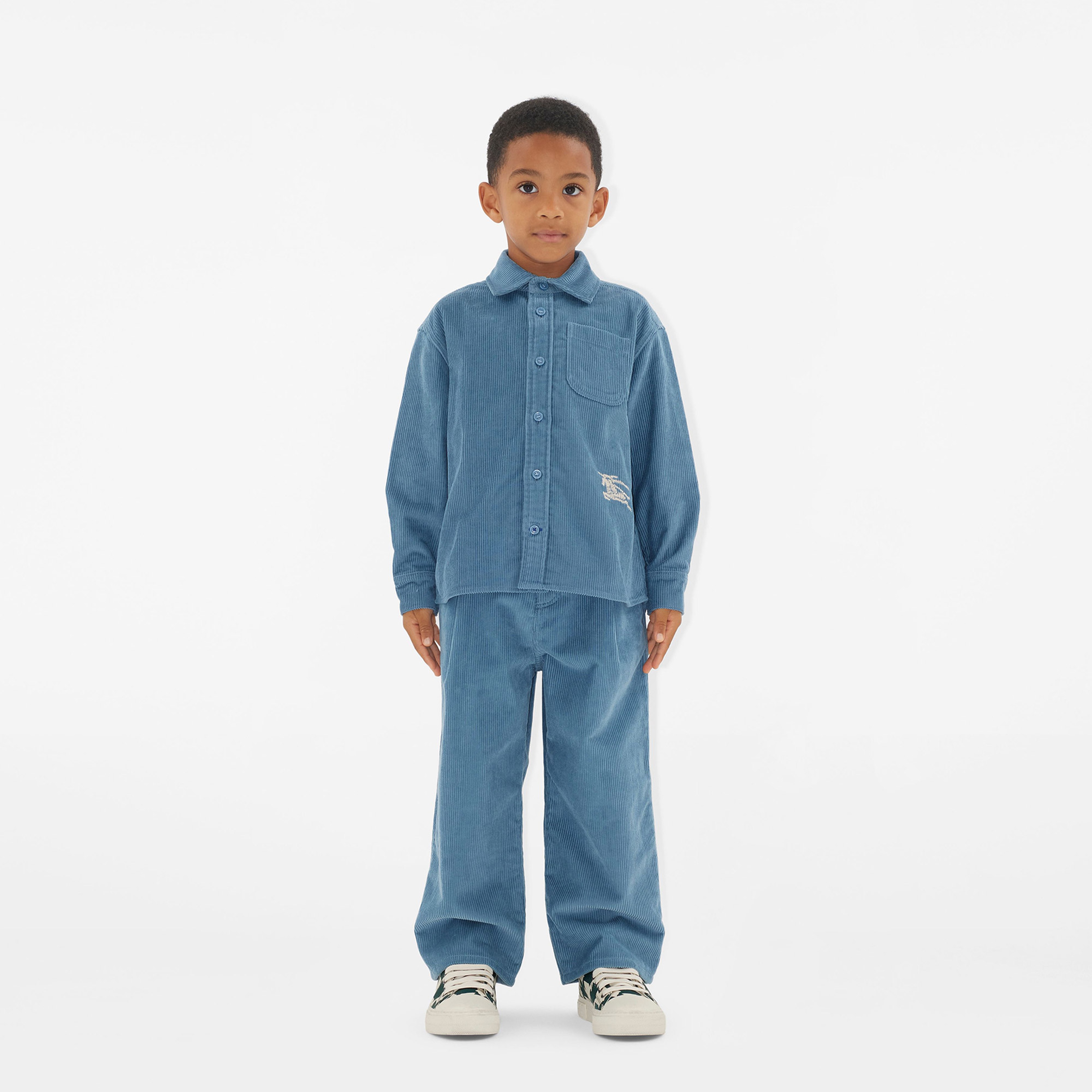 Burberry Çocuk Mavi Gömlek