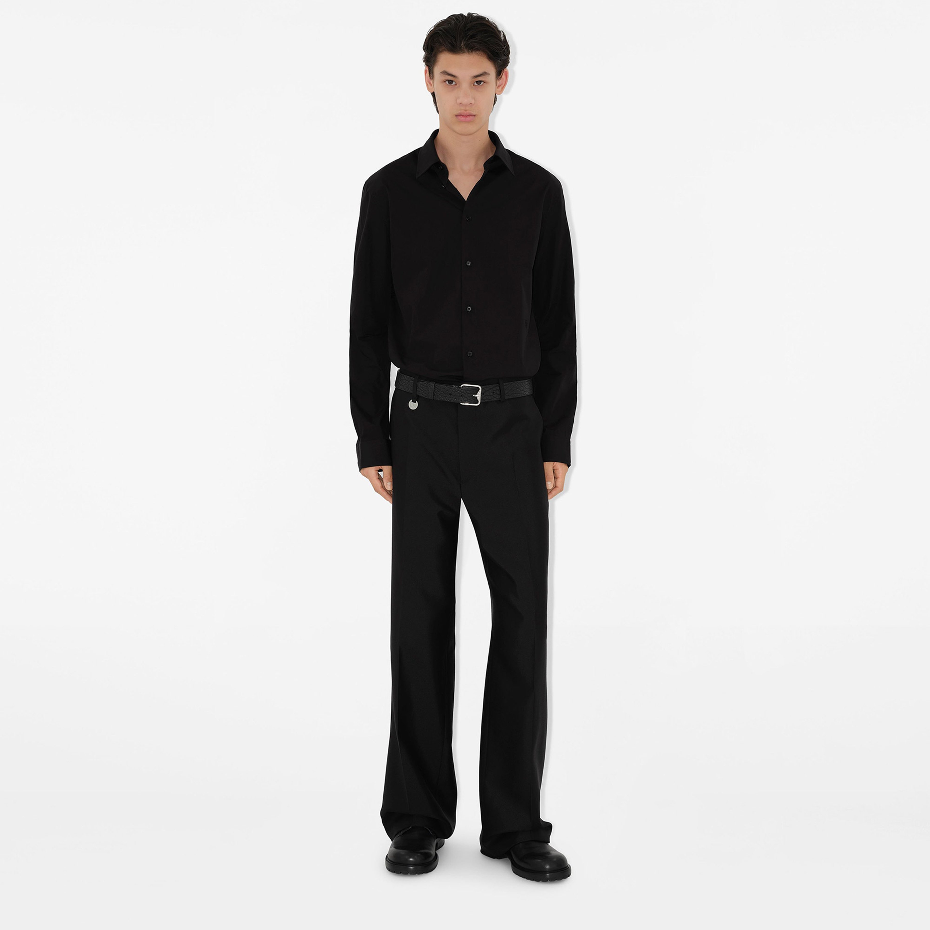 Burberry Erkek Siyah Gömlek