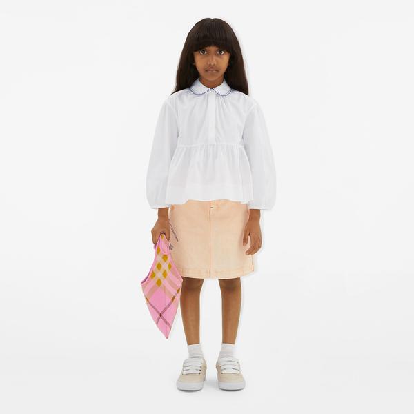 Burberry Çocuk Beyaz Gömlek