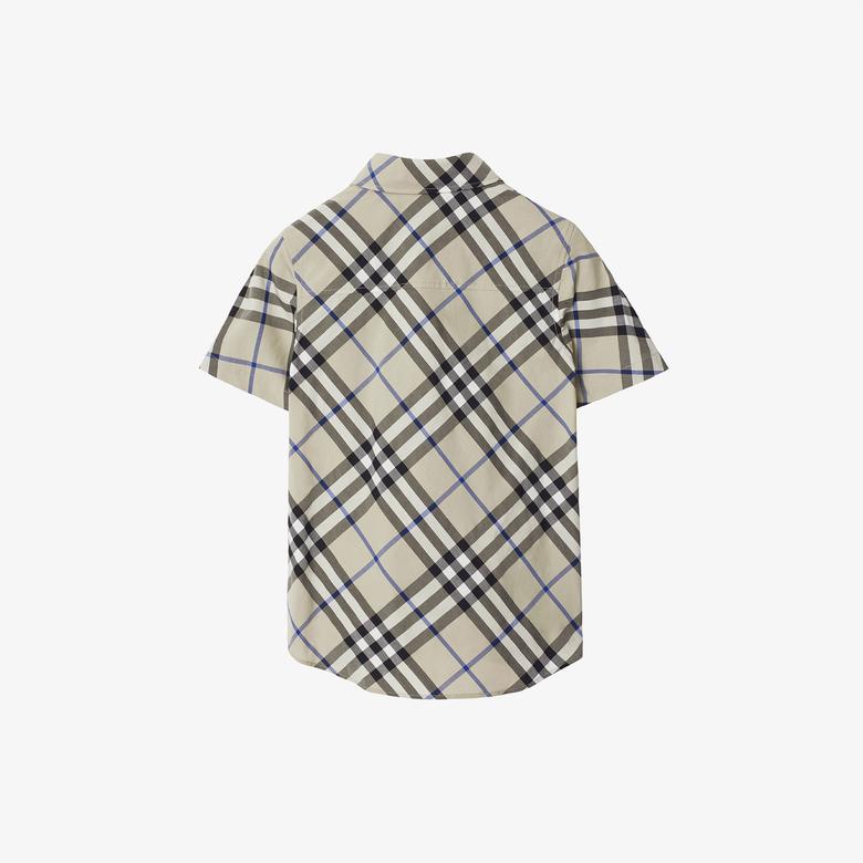 Burberry Çocuk Yeşil Gömlek