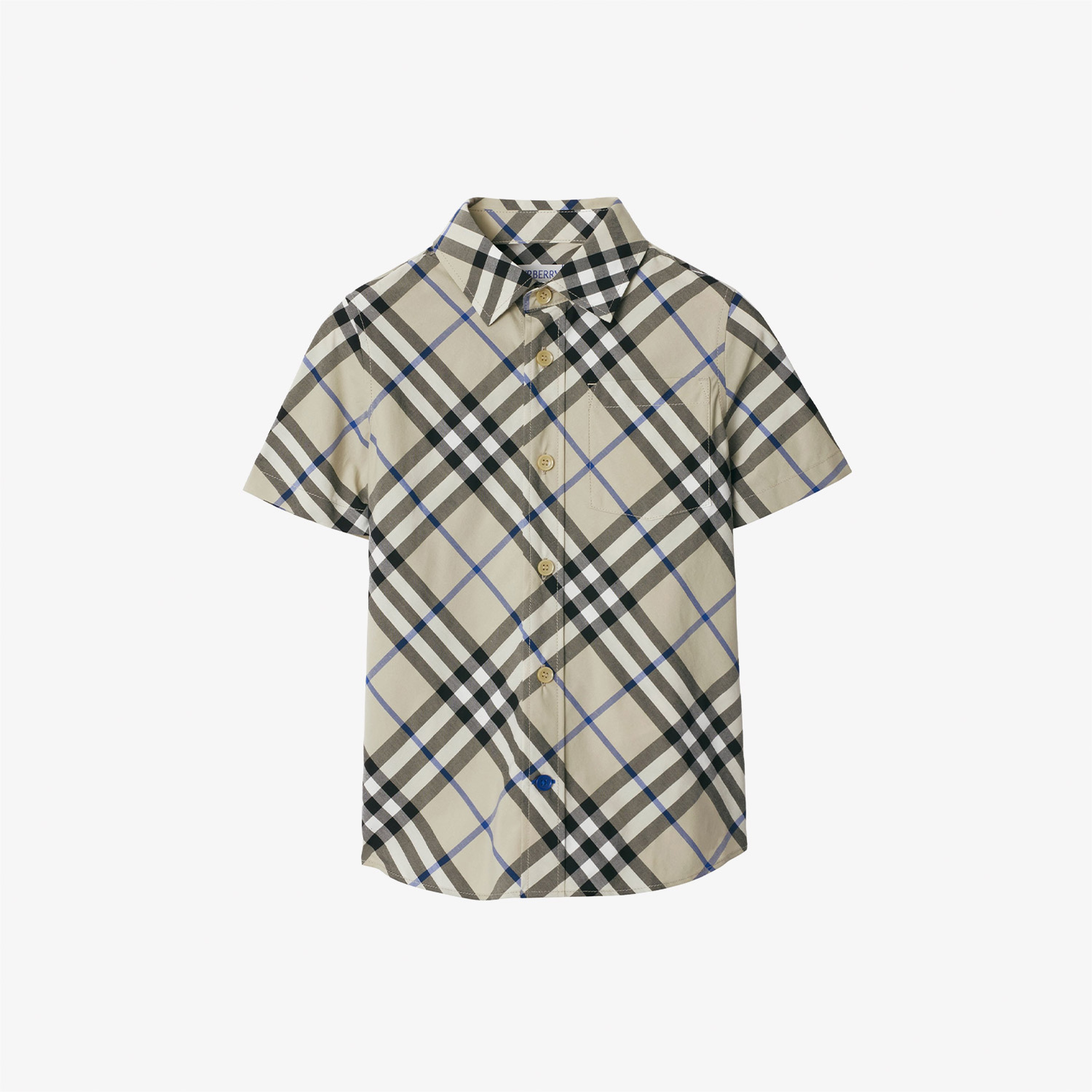 Burberry Çocuk Yeşil Gömlek