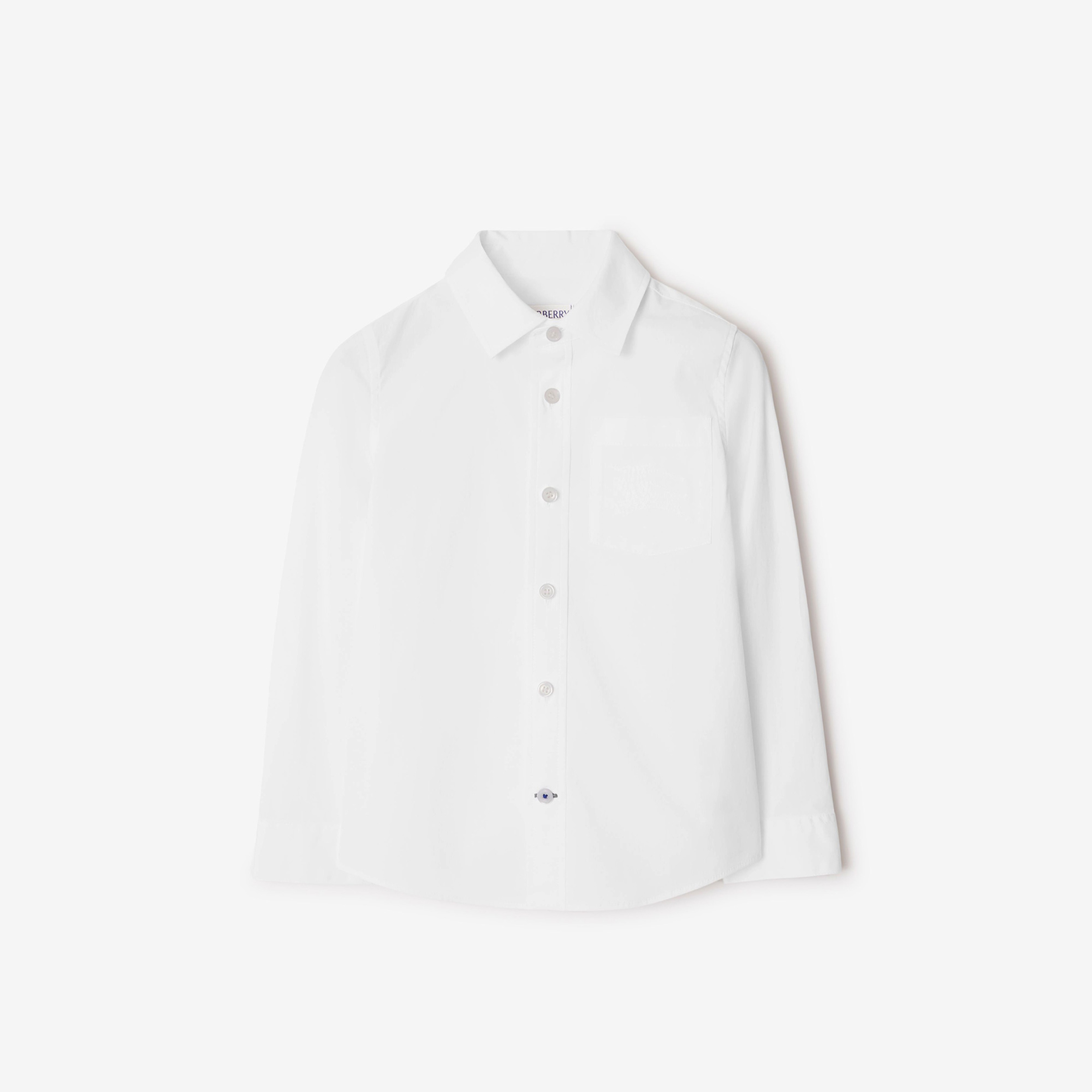 Burberry Çocuk Beyaz Gömlek