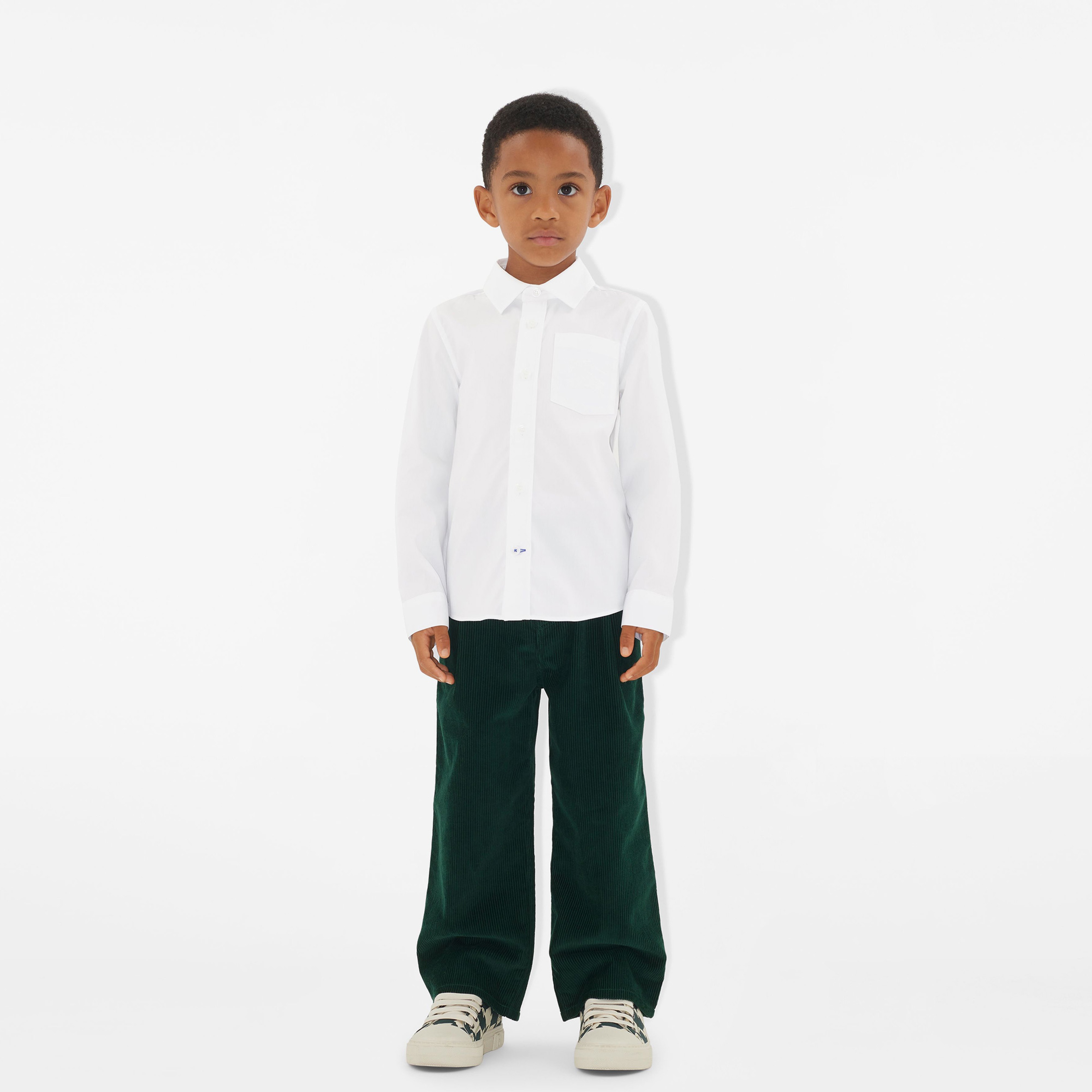 Burberry Çocuk Beyaz Gömlek