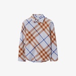 Burberry Çocuk Mavi Gömlek
