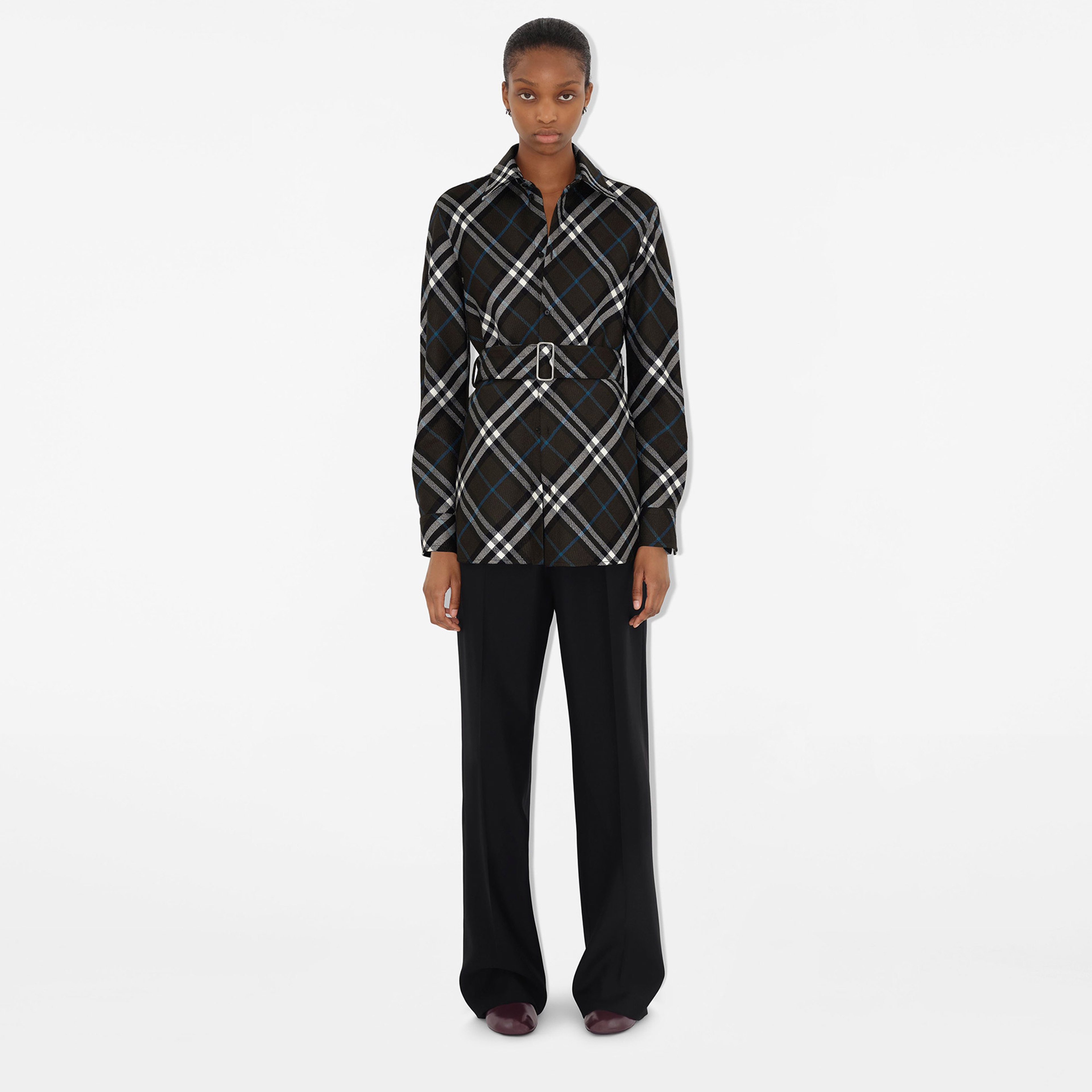 Burberry Kadın Bej Gömlek