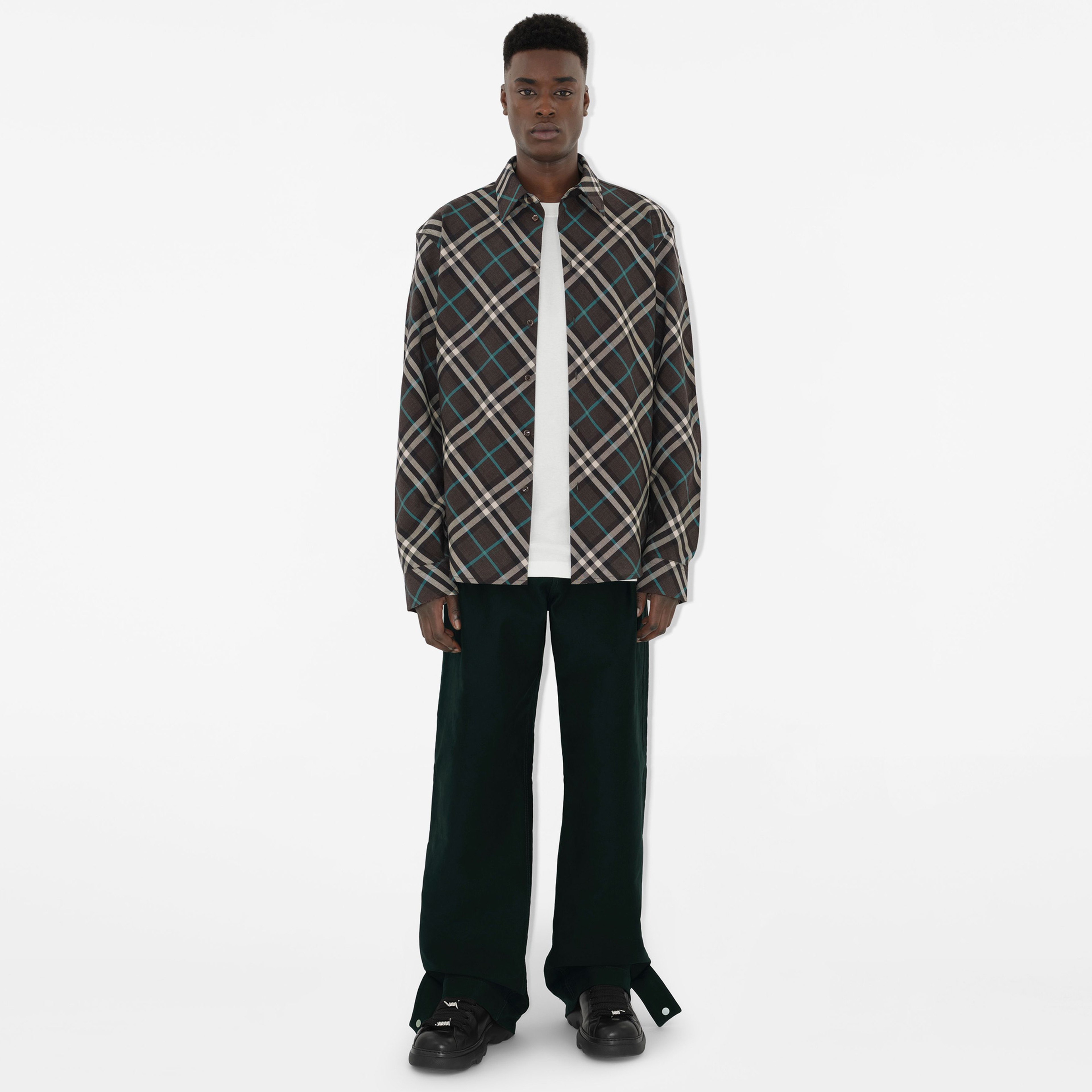 Burberry Erkek Bej Gömlek