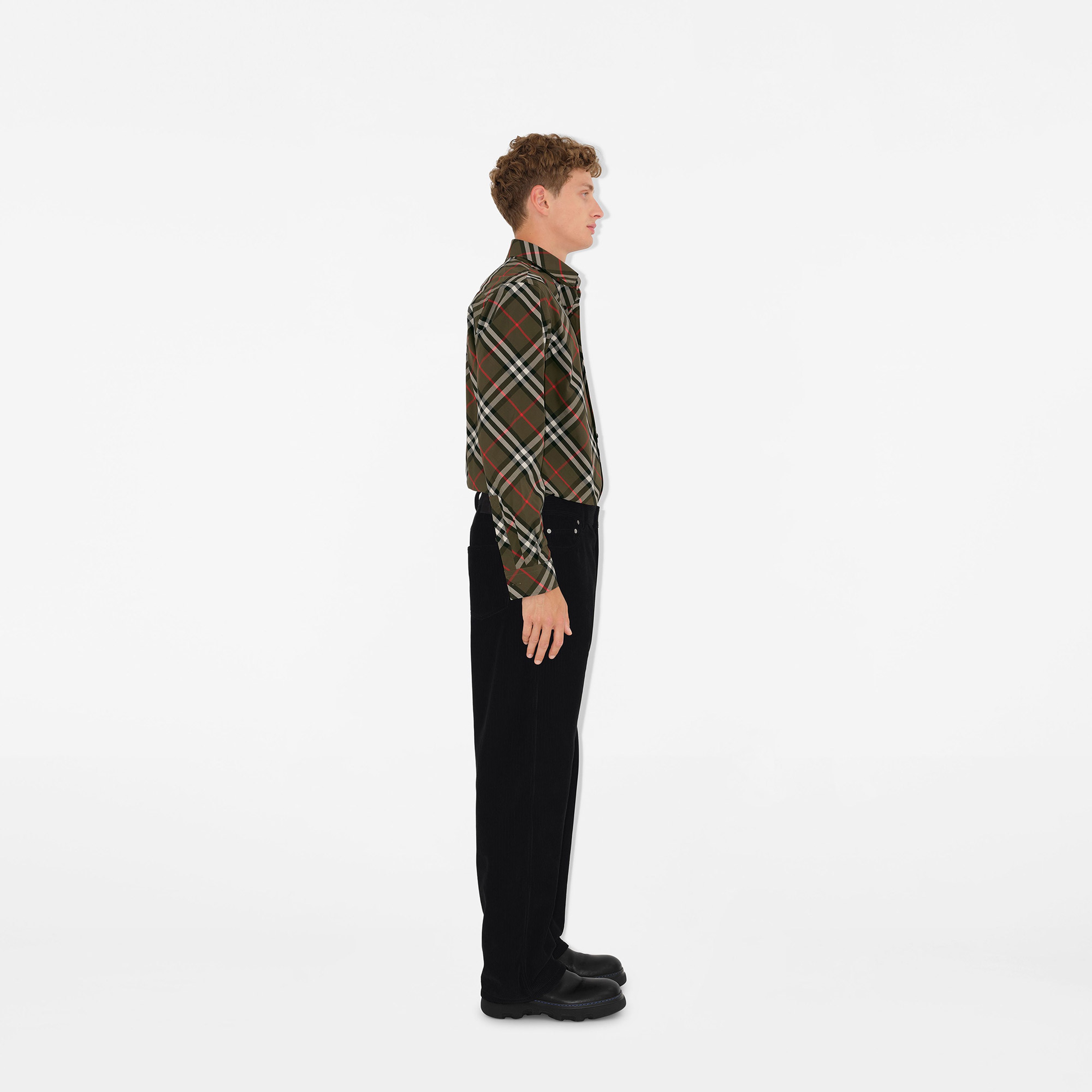 Burberry Erkek Gri Gömlek