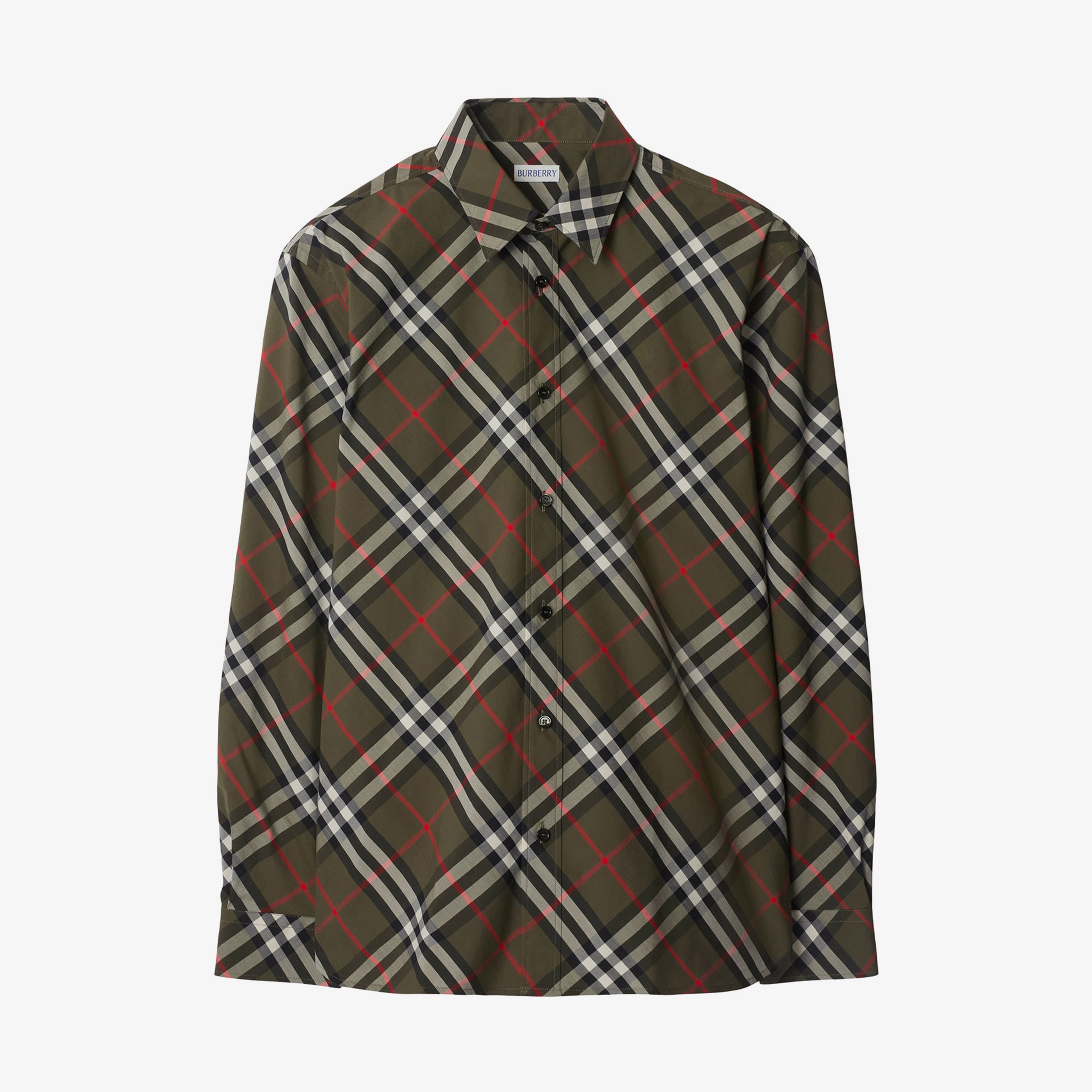 Burberry Erkek Gri Gömlek