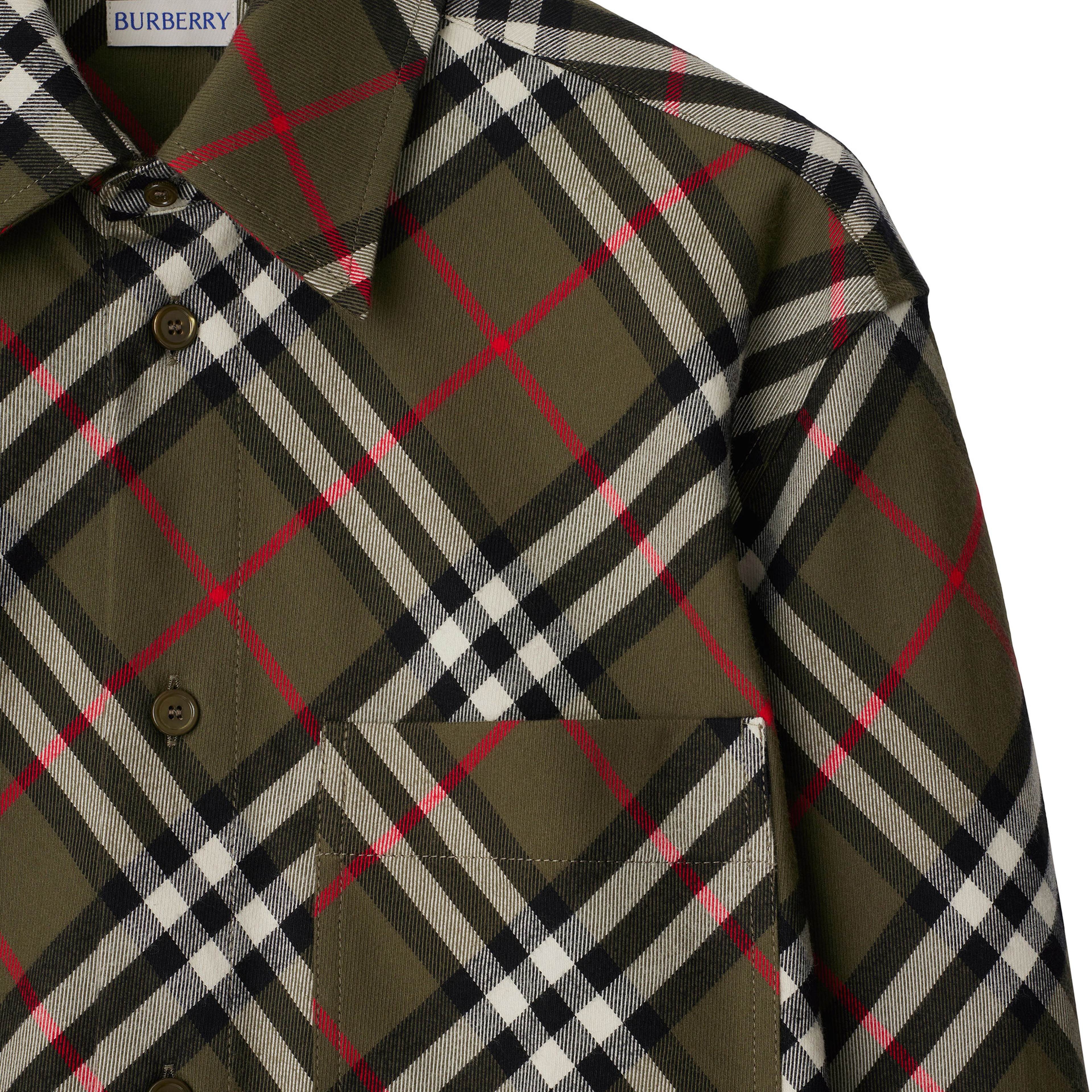 Burberry Erkek Gri Gömlek