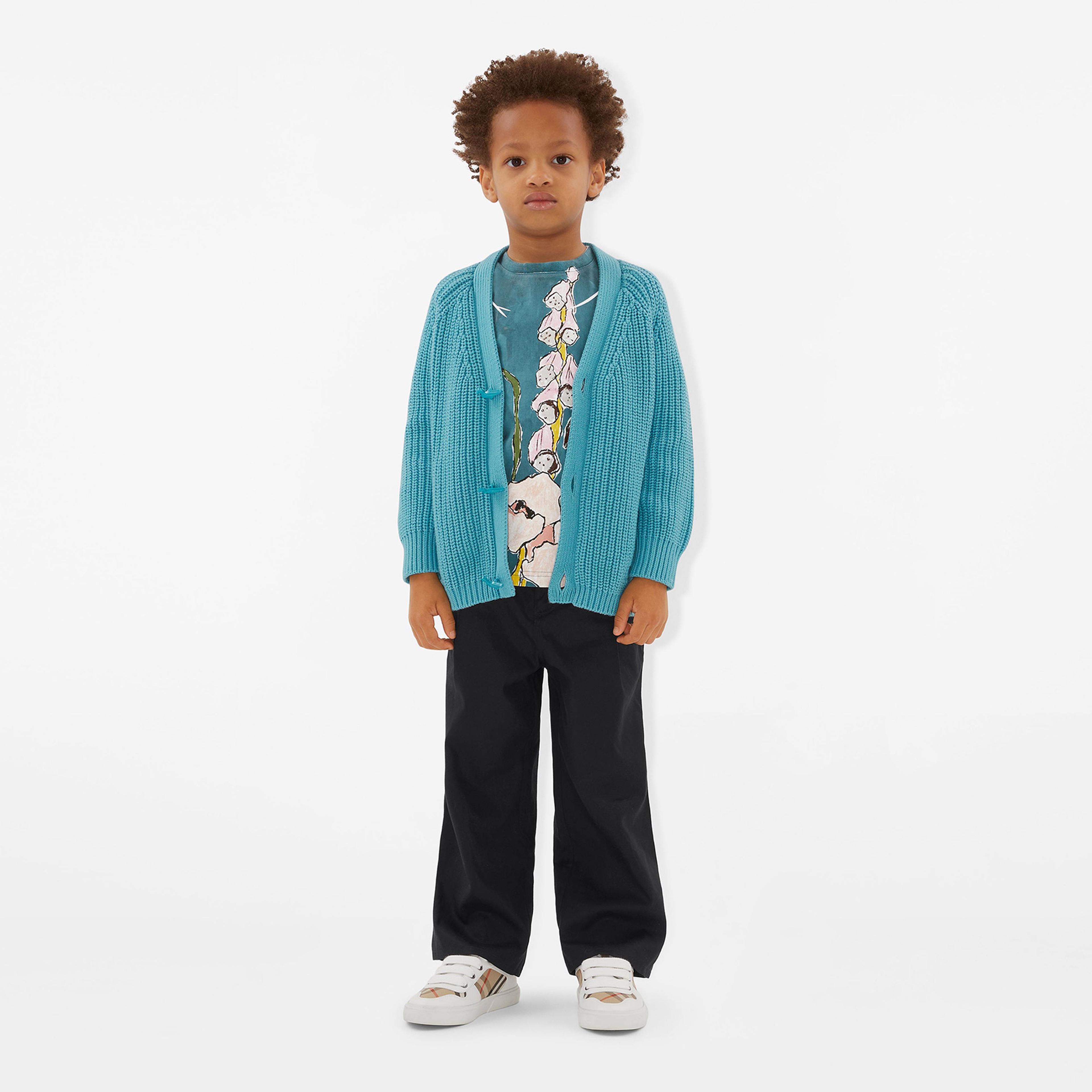 Burberry Çocuk Mavi Triko