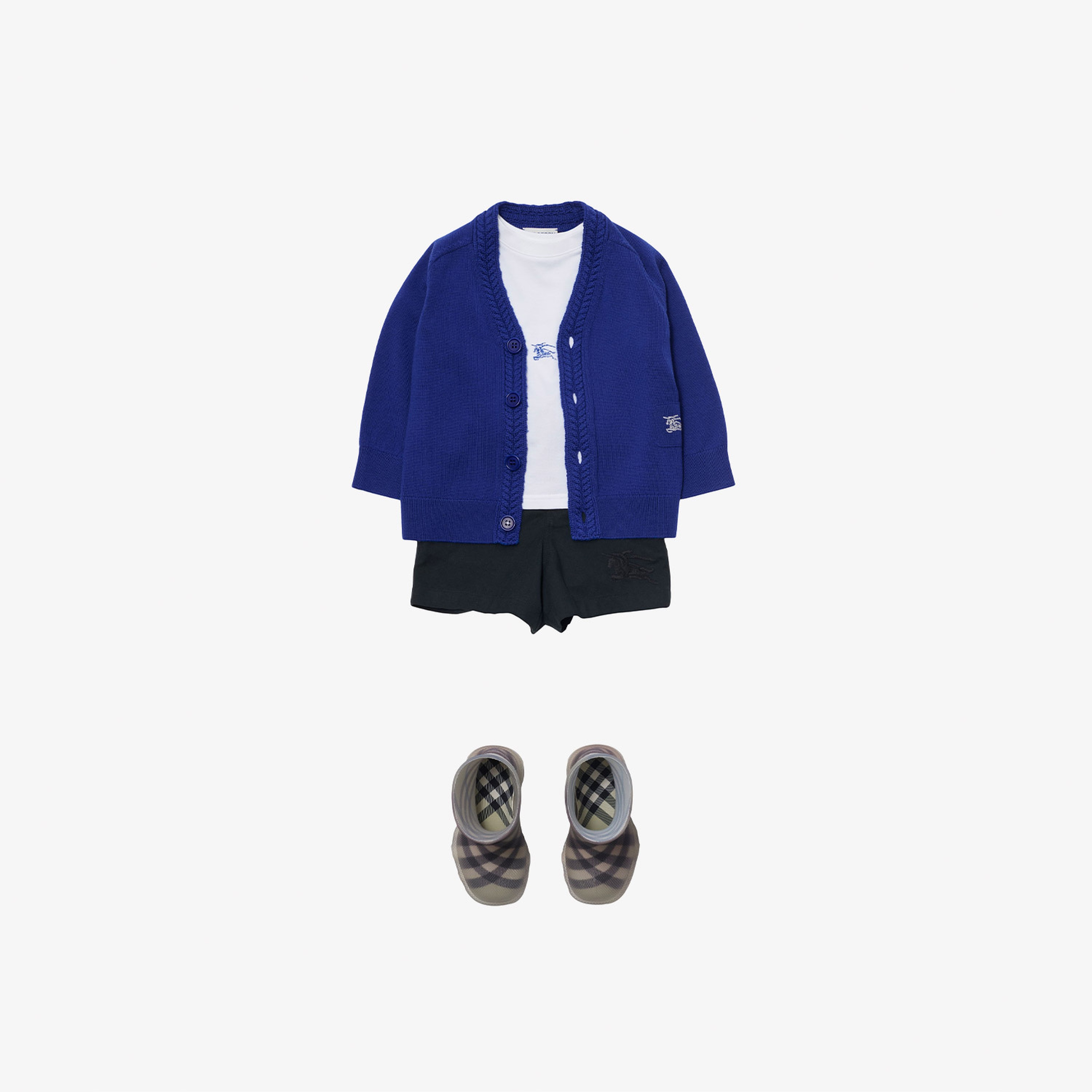 Burberry Çocuk Mavi Triko