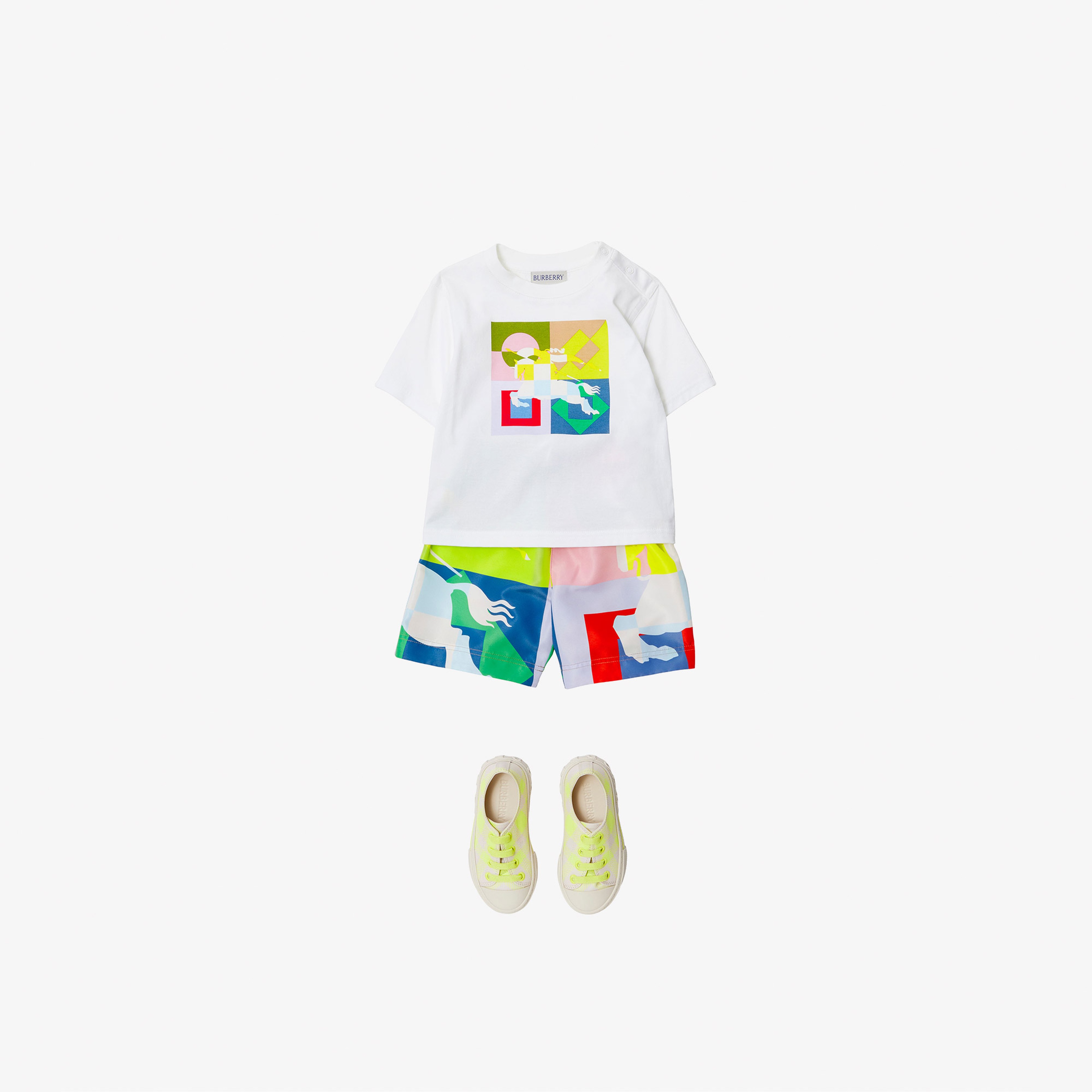 Burberry Çocuk Renkli Mayo