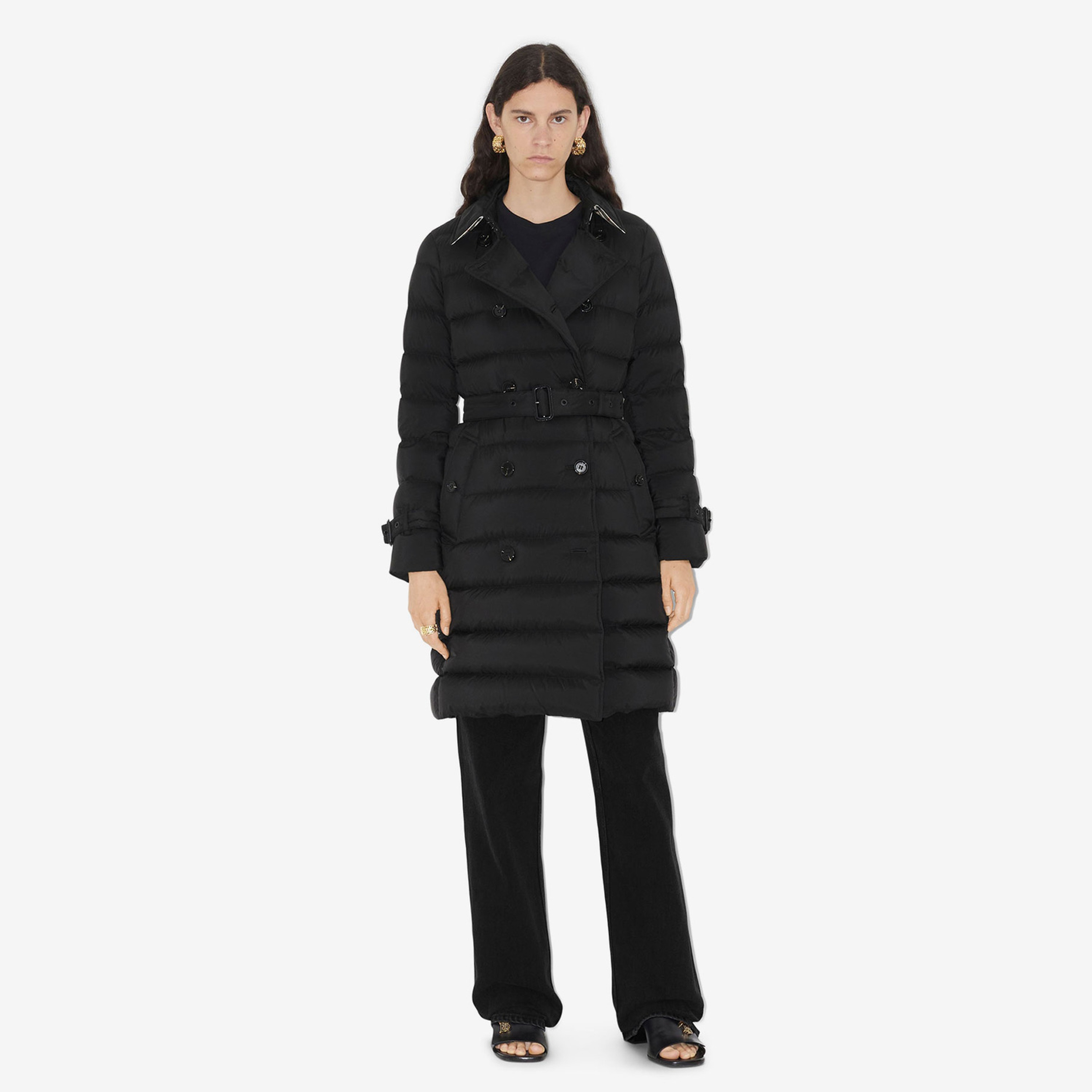 Burberry Kadın Siyah Mont