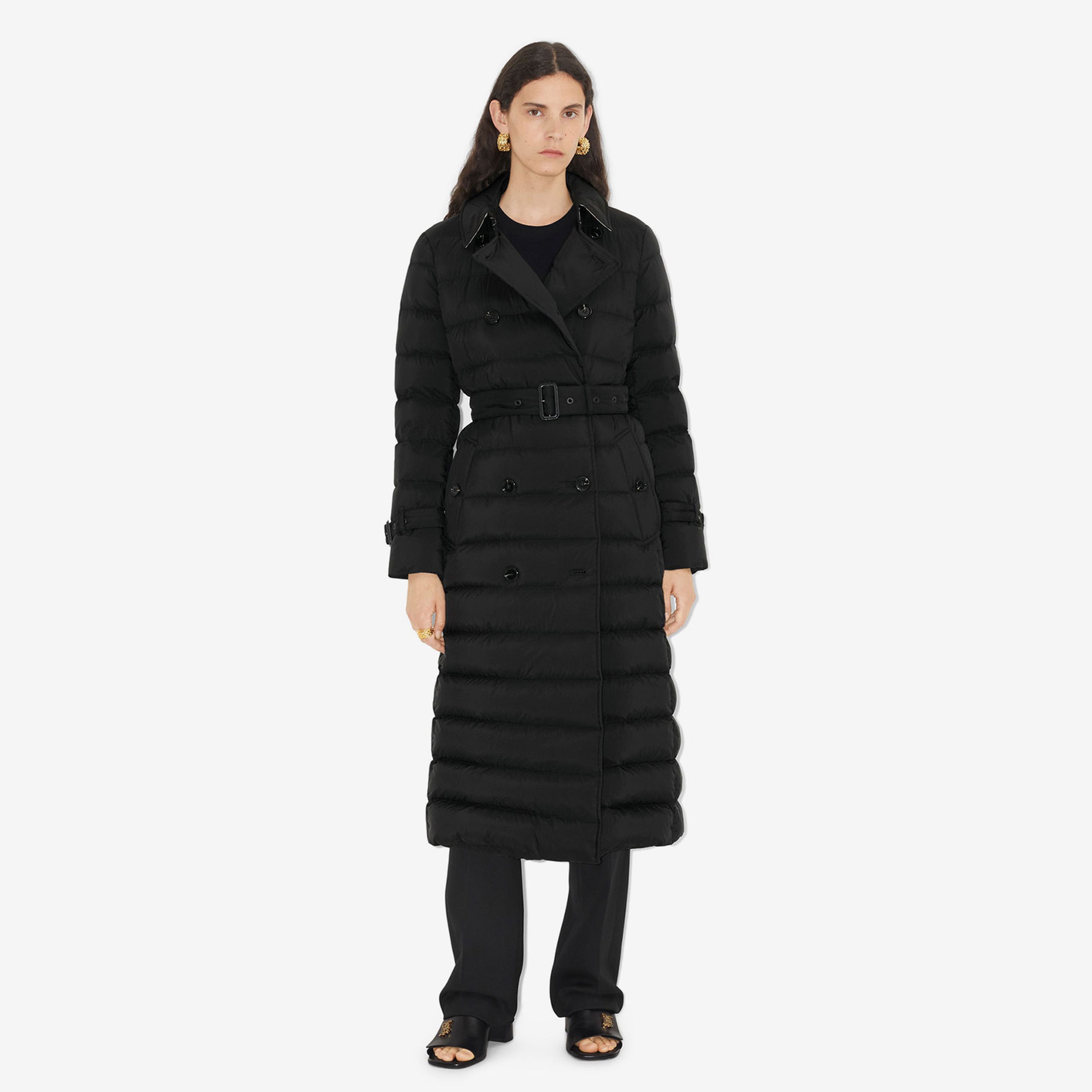 Burberry Kadın Siyah Mont