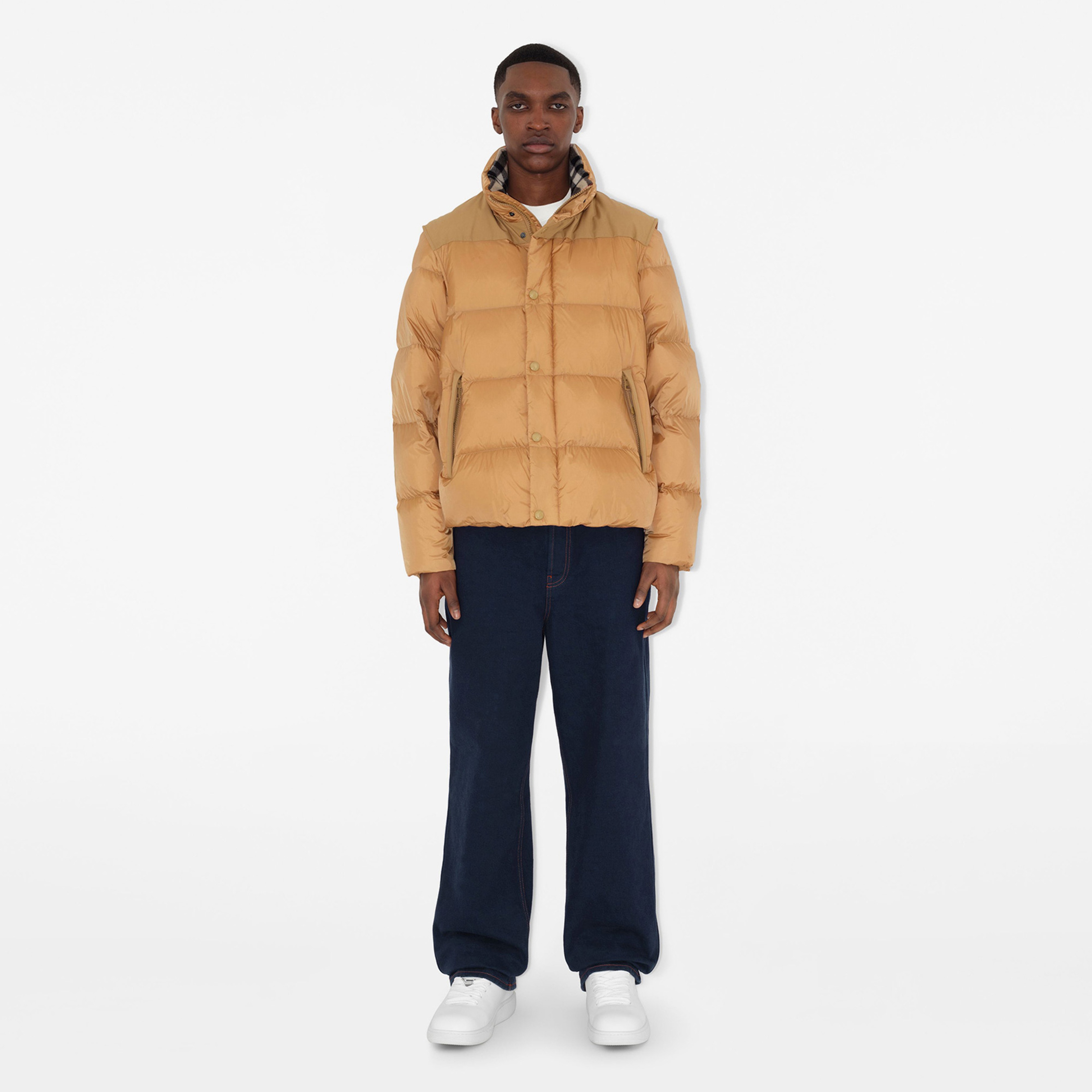 Burberry Erkek Sarı Mont