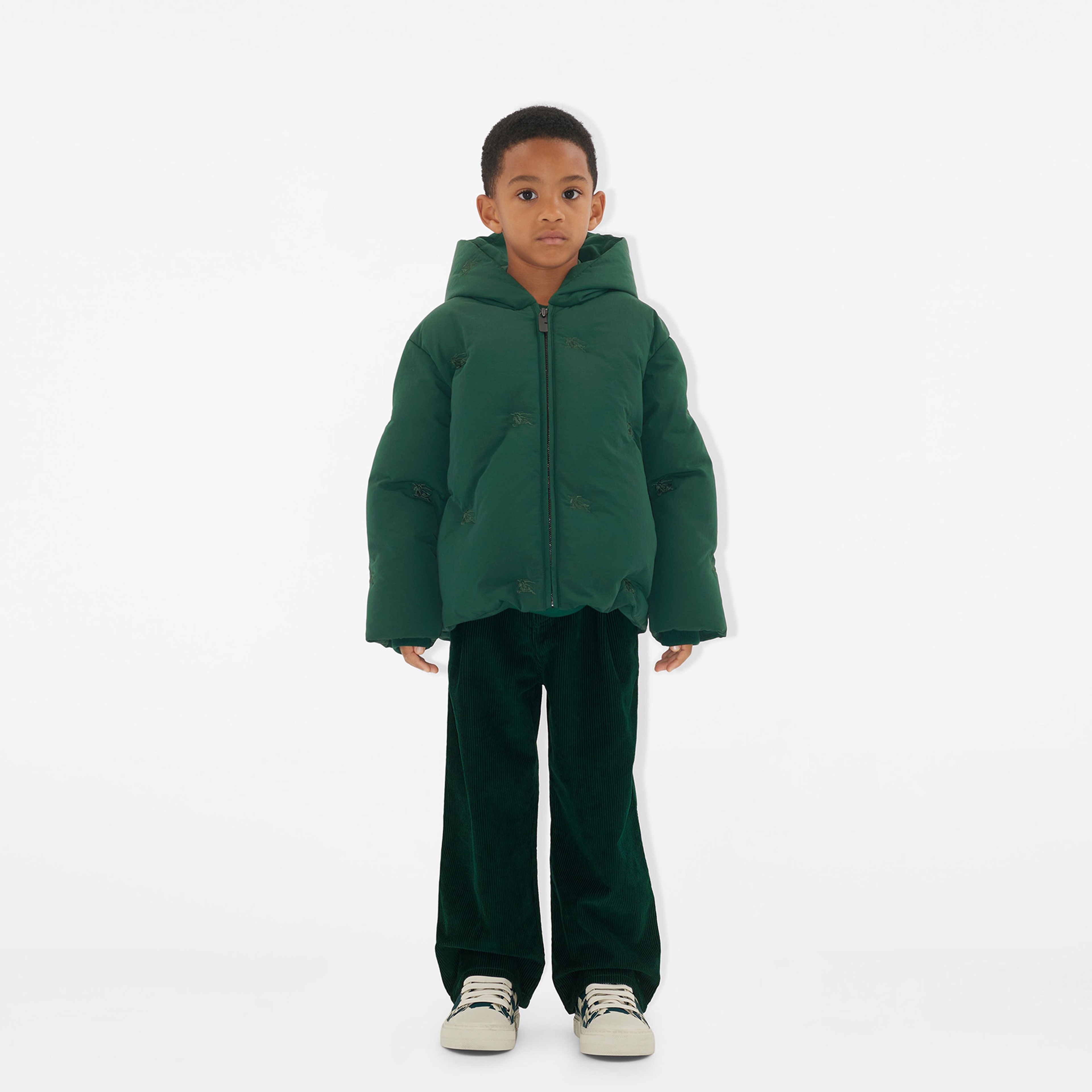 Burberry Çocuk Yeşil Mont