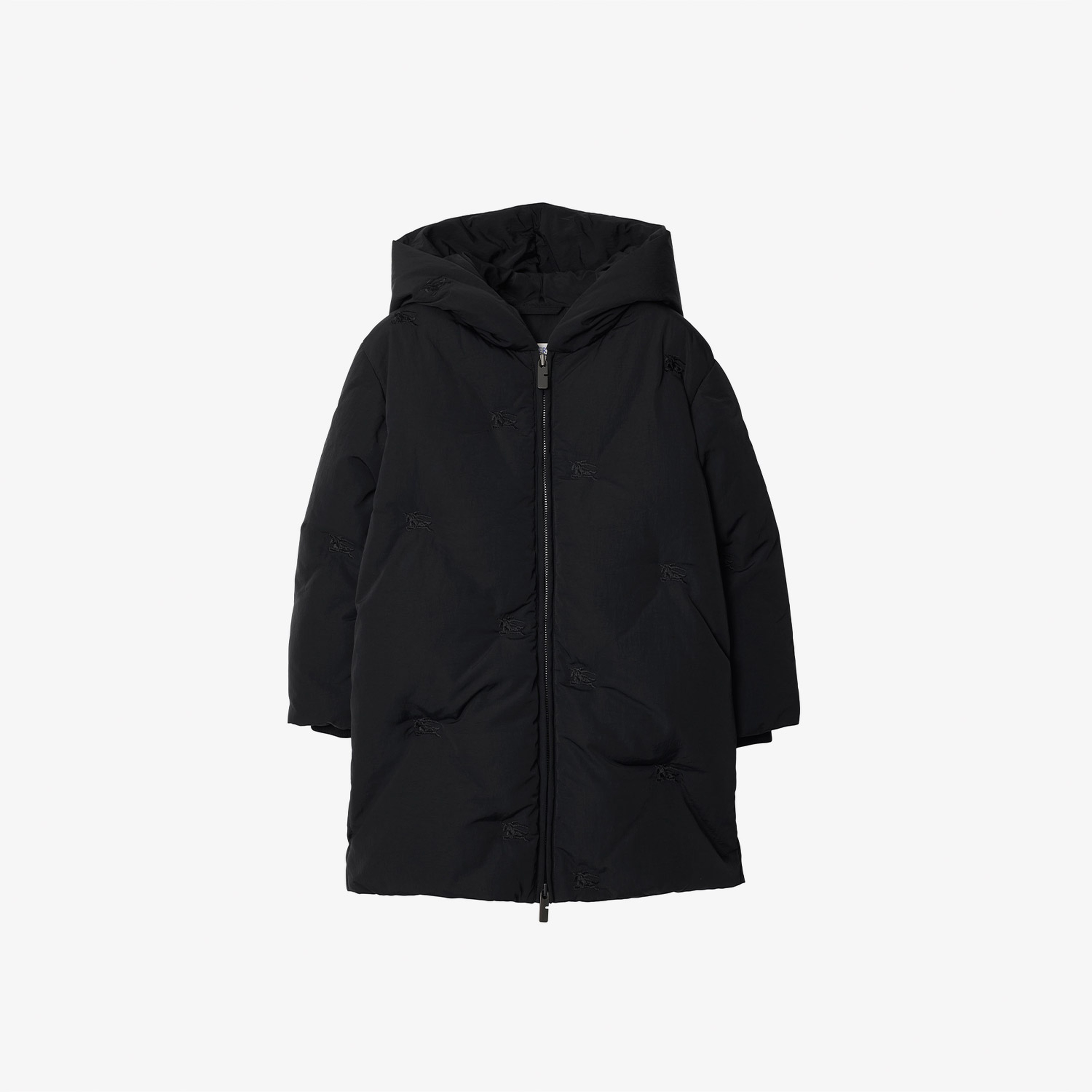 Burberry Çocuk Siyah Mont