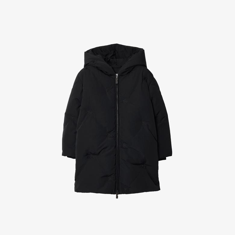 Burberry Çocuk Siyah Mont
