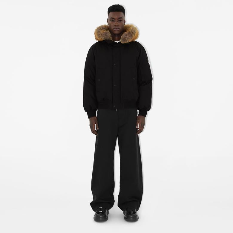 Burberry Erkek Siyah Mont