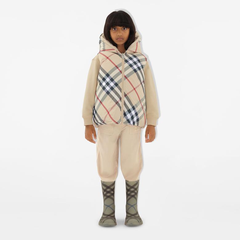 Burberry Çocuk Gri Mont