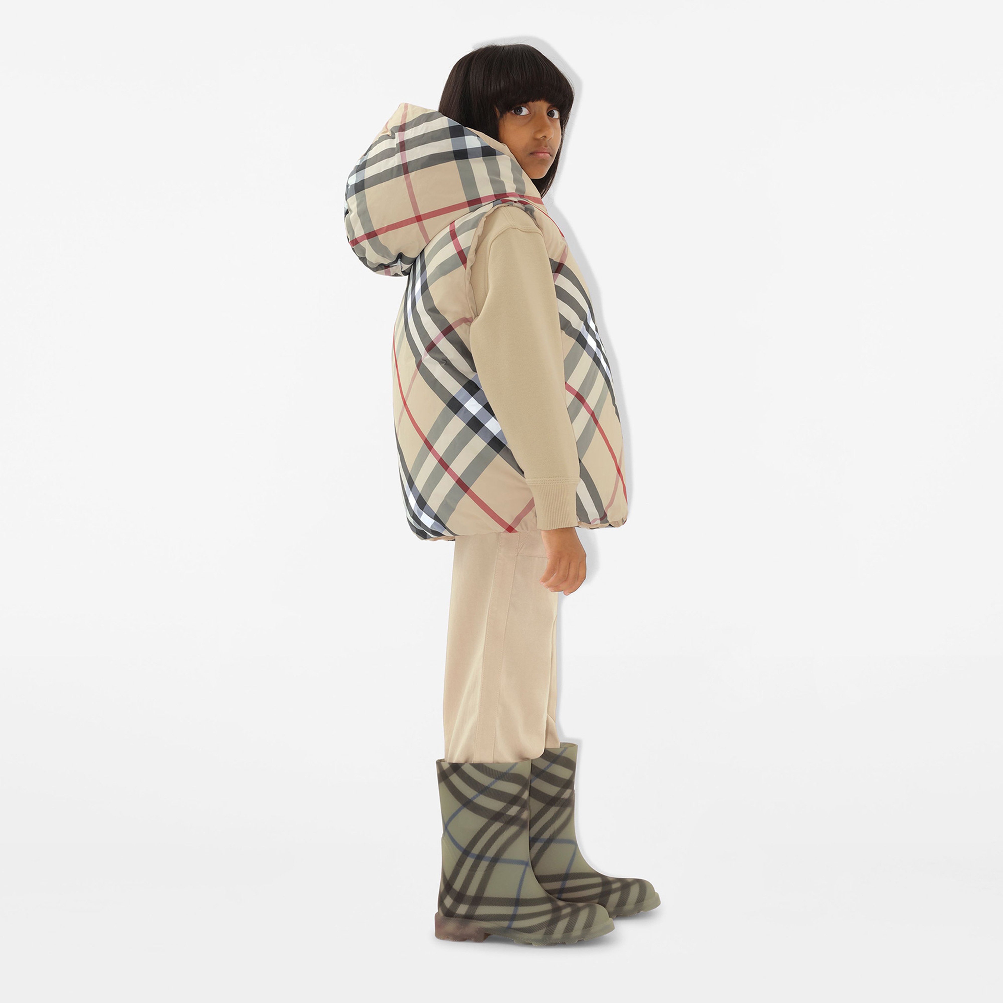 Burberry Çocuk Gri Mont