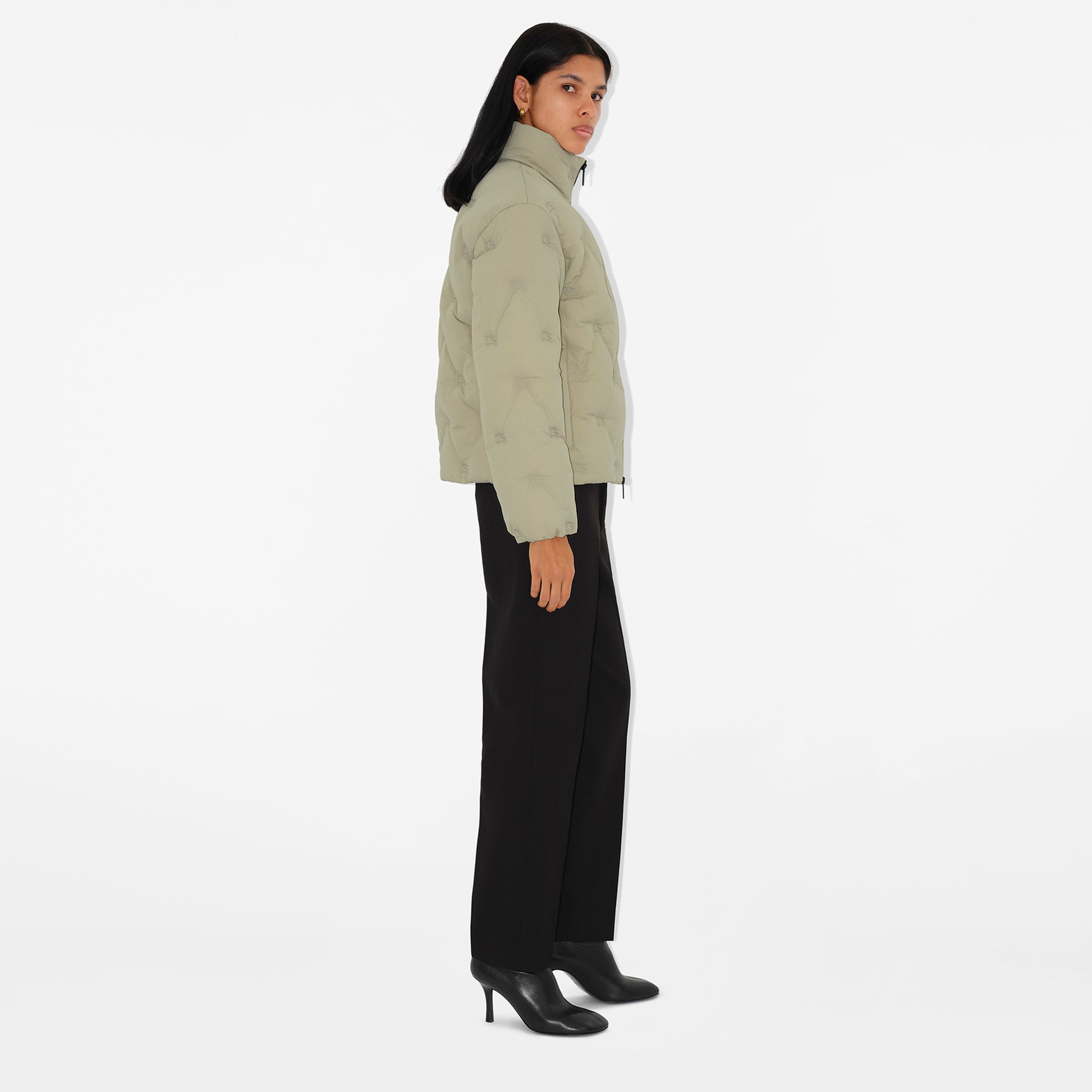 Burberry Kadın Yeşil Mont