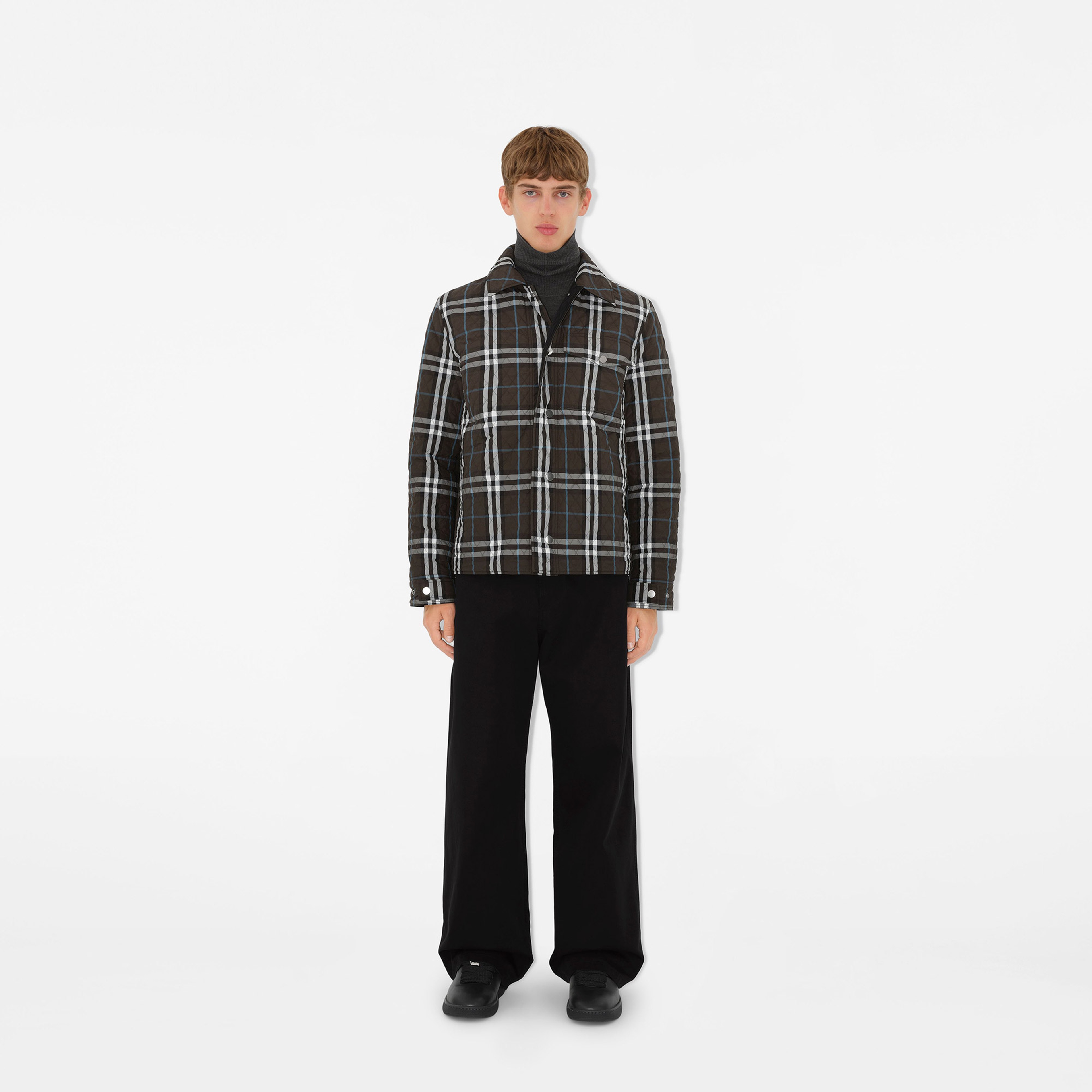 Burberry Erkek Siyah Mont