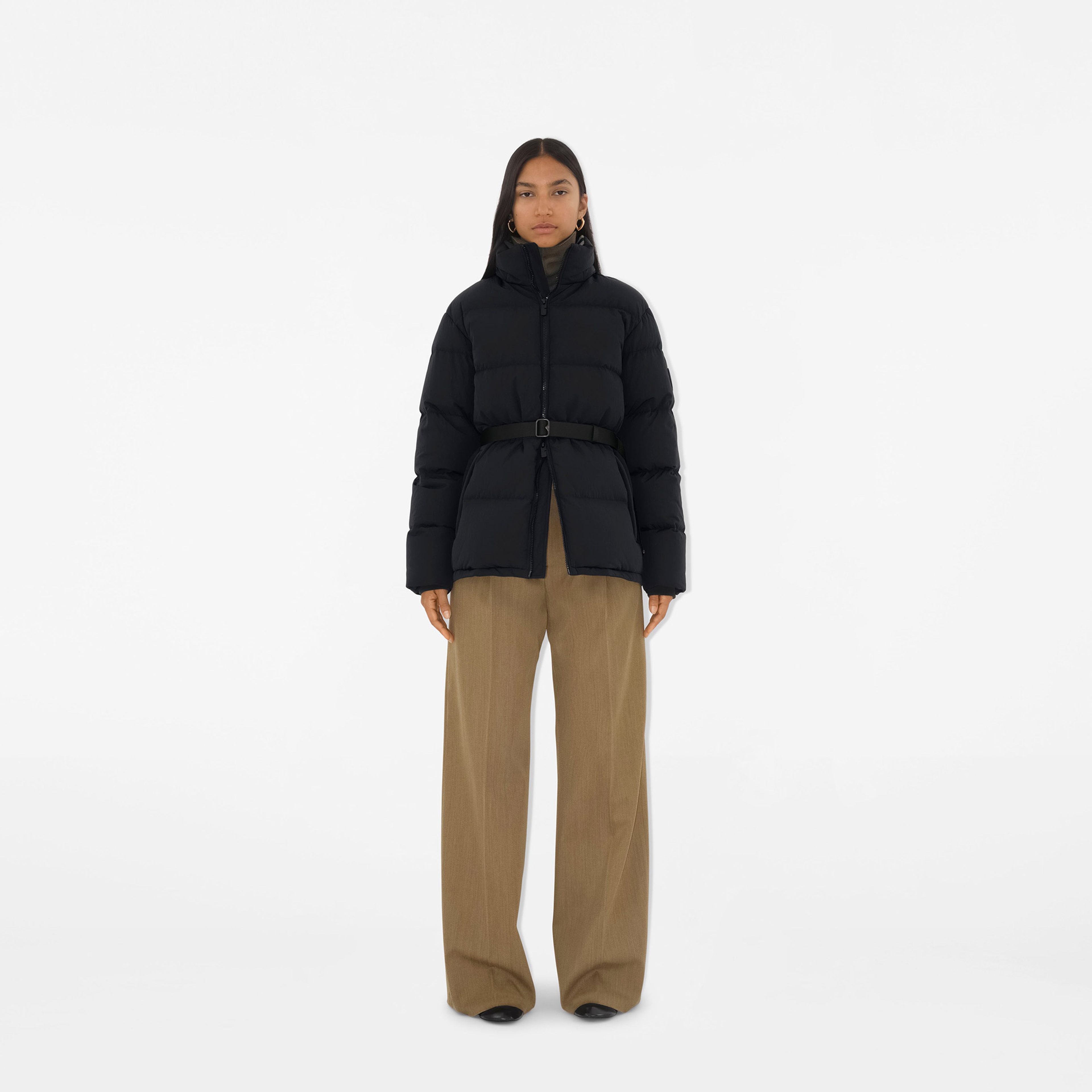 Burberry Kadın Siyah Mont