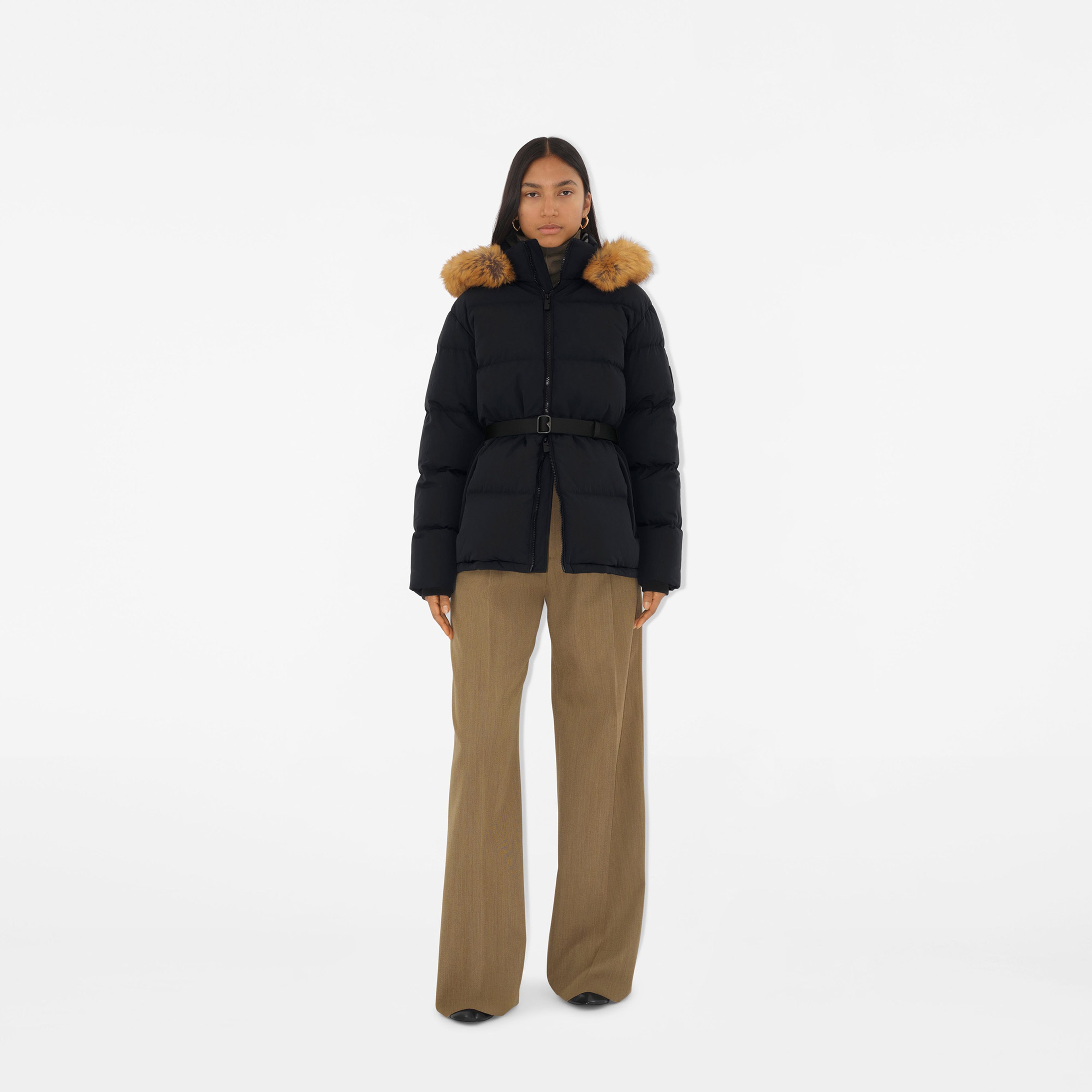 Burberry Kadın Siyah Mont