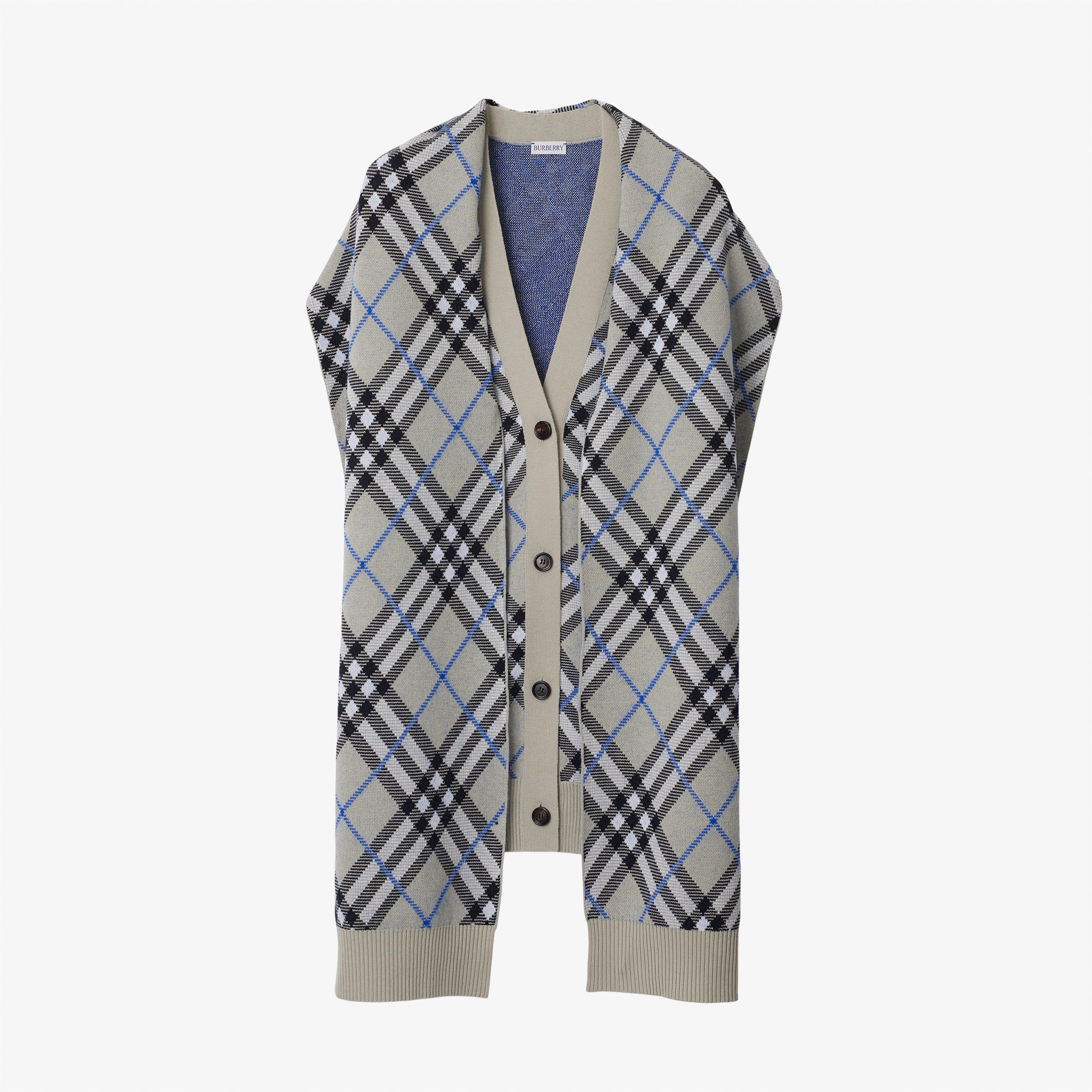 Burberry Kadın Yeşil Panço